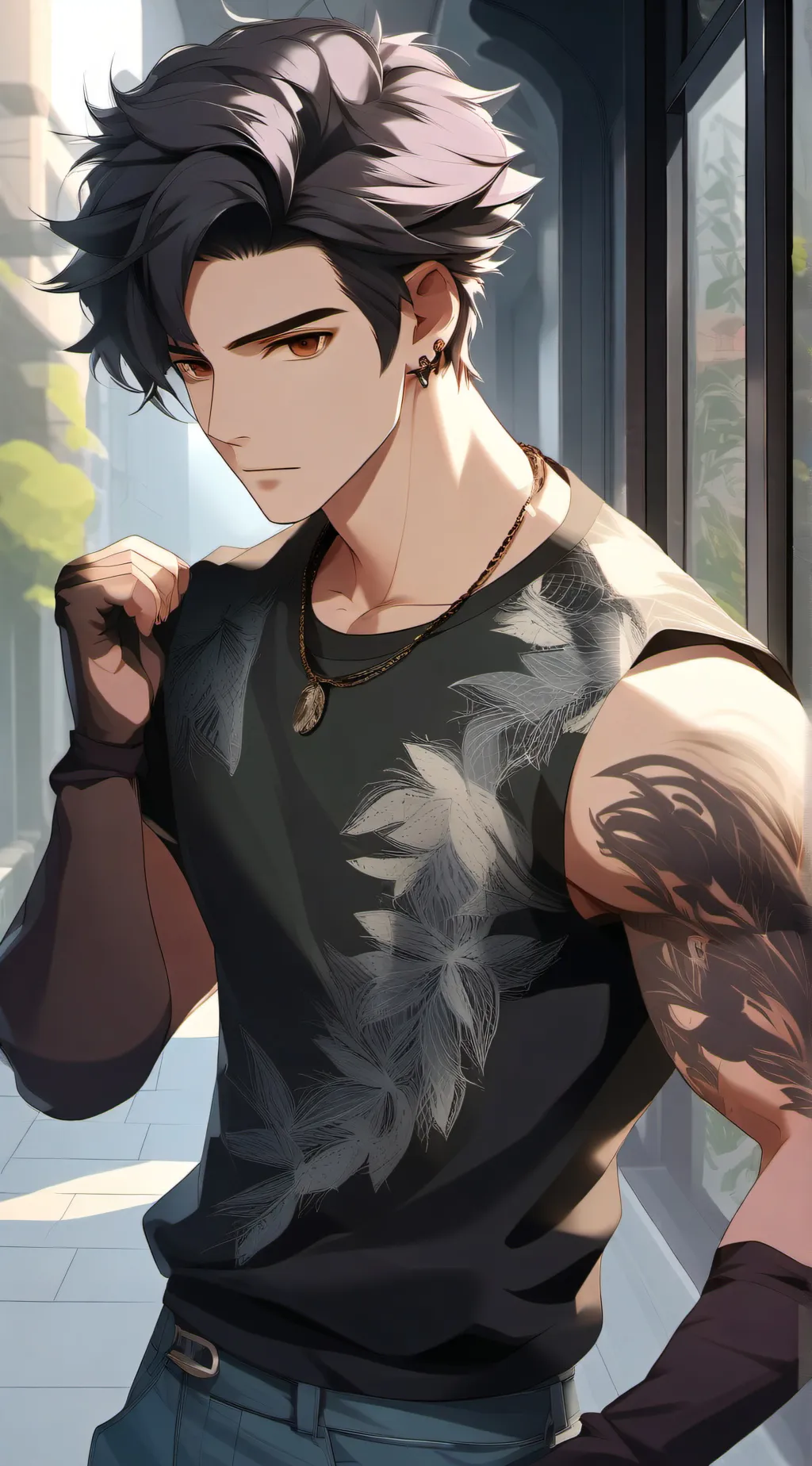 ai character: Micheal background