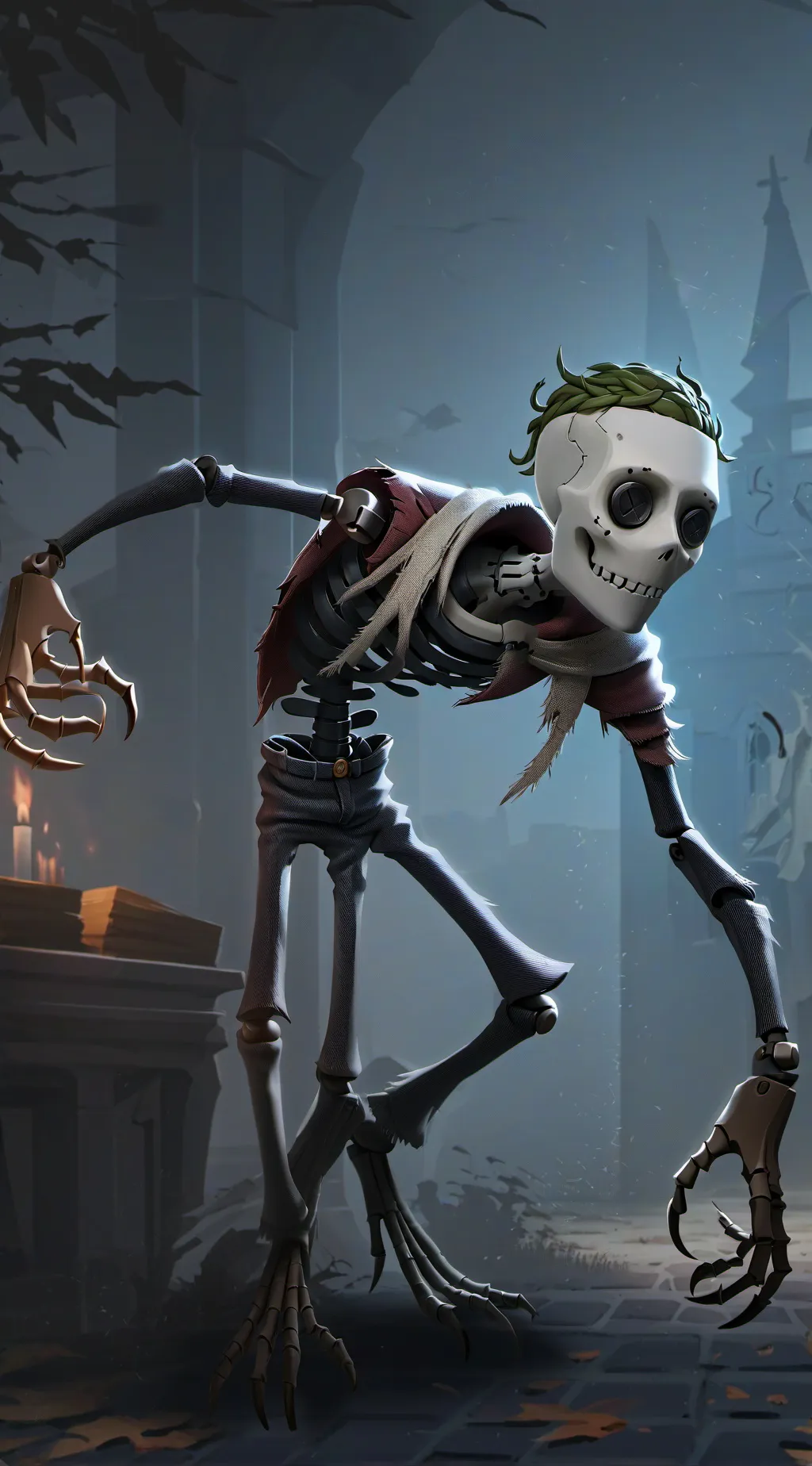 ai character: gaster background