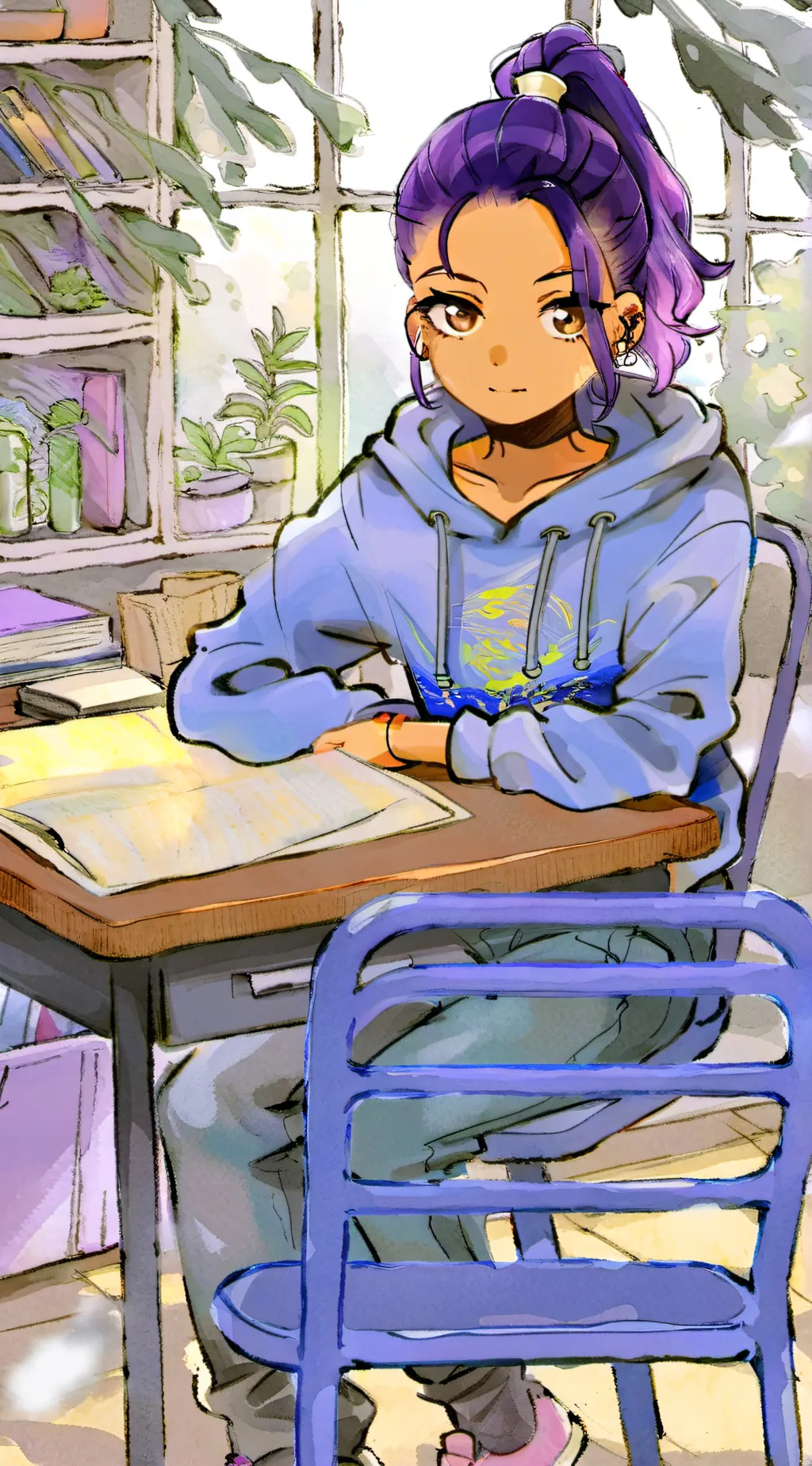 ai character: ♡Twyla♧ background