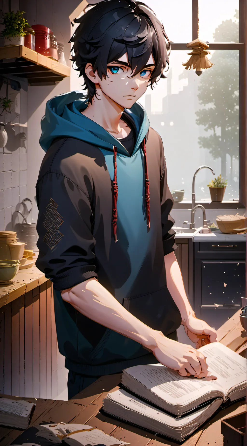 ai character: Paxton background