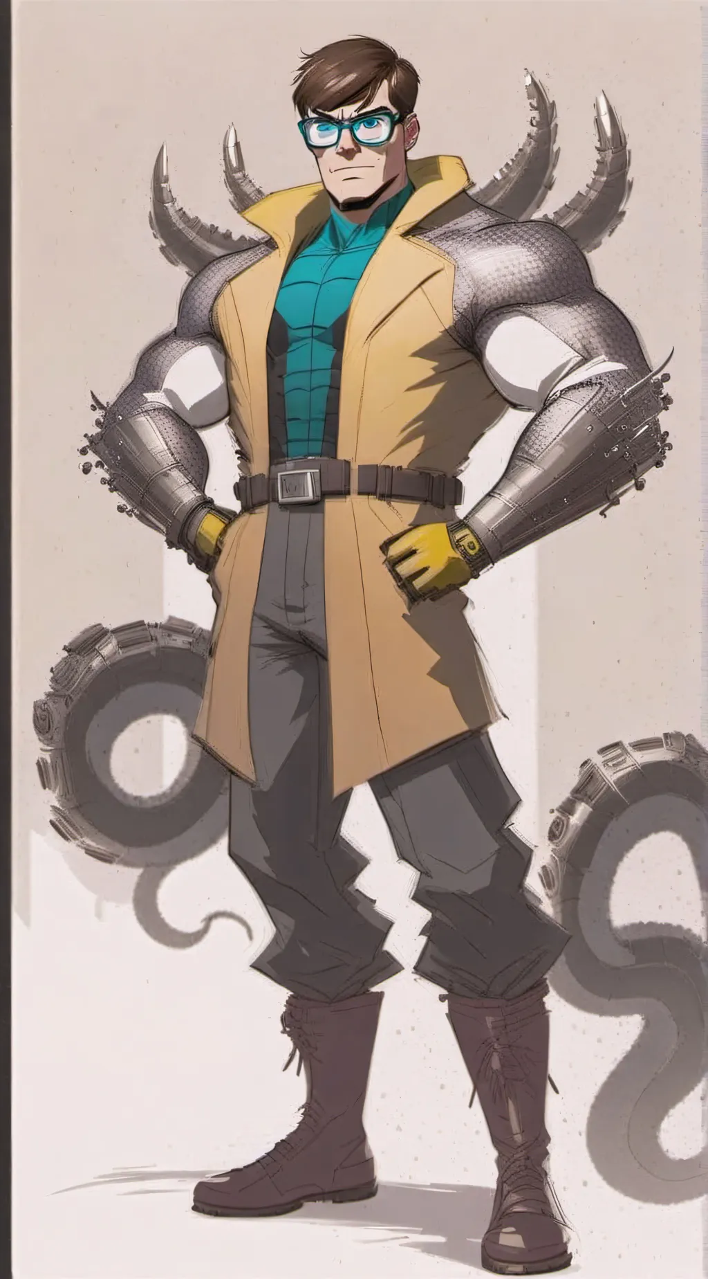 ai character: Steve  background