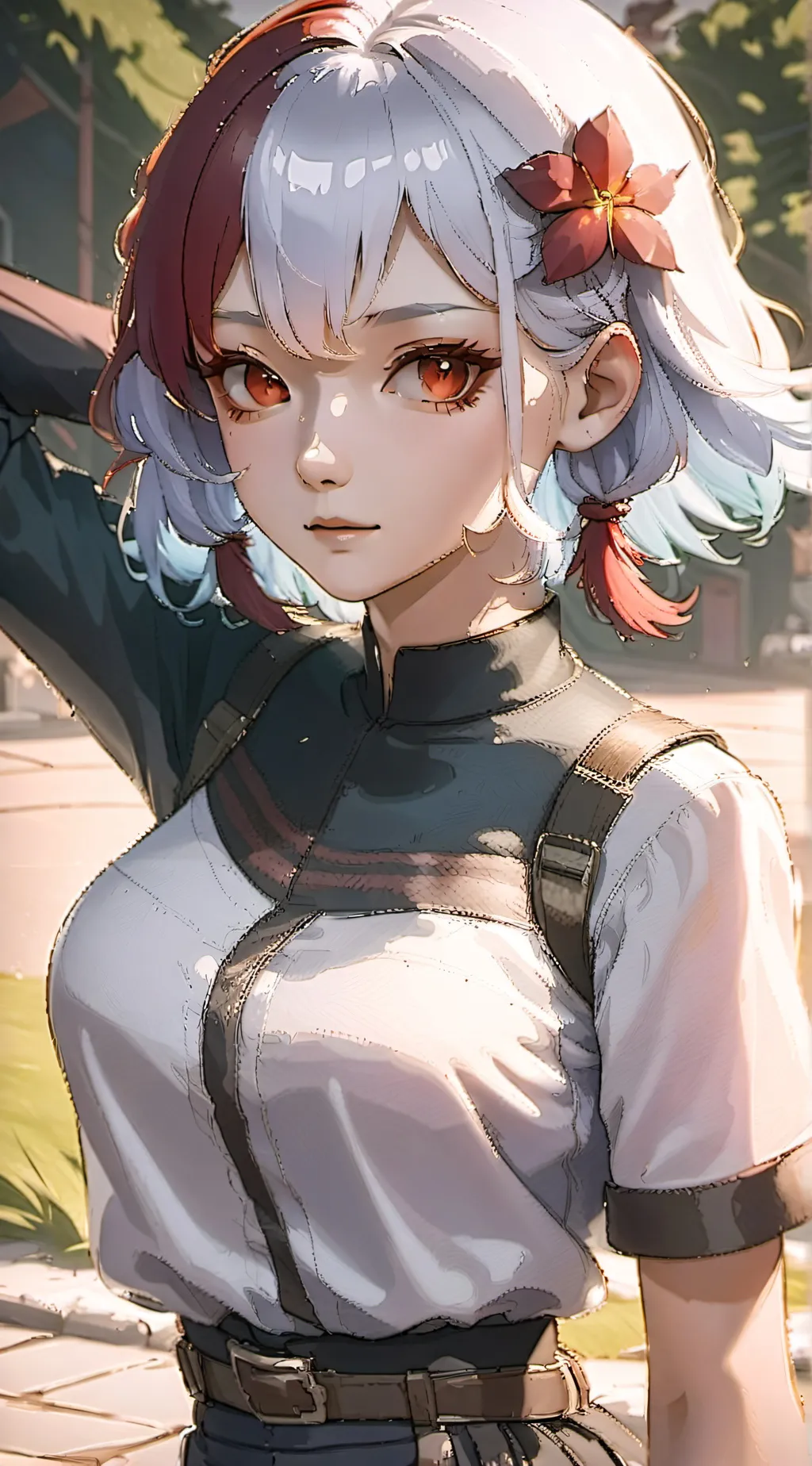 ai character: cat todoroki  background