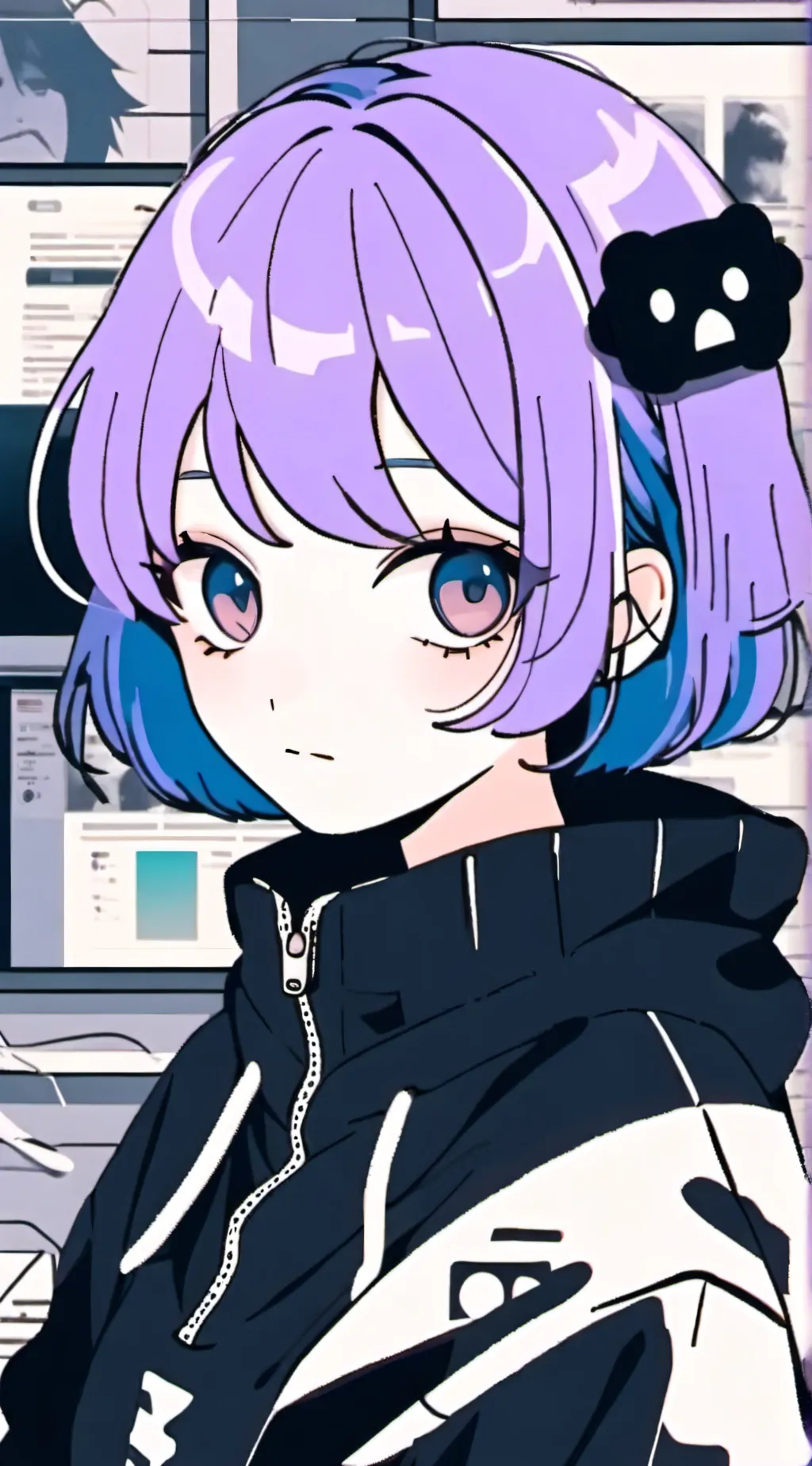 ai character: m☠️rder dr☠️nes background