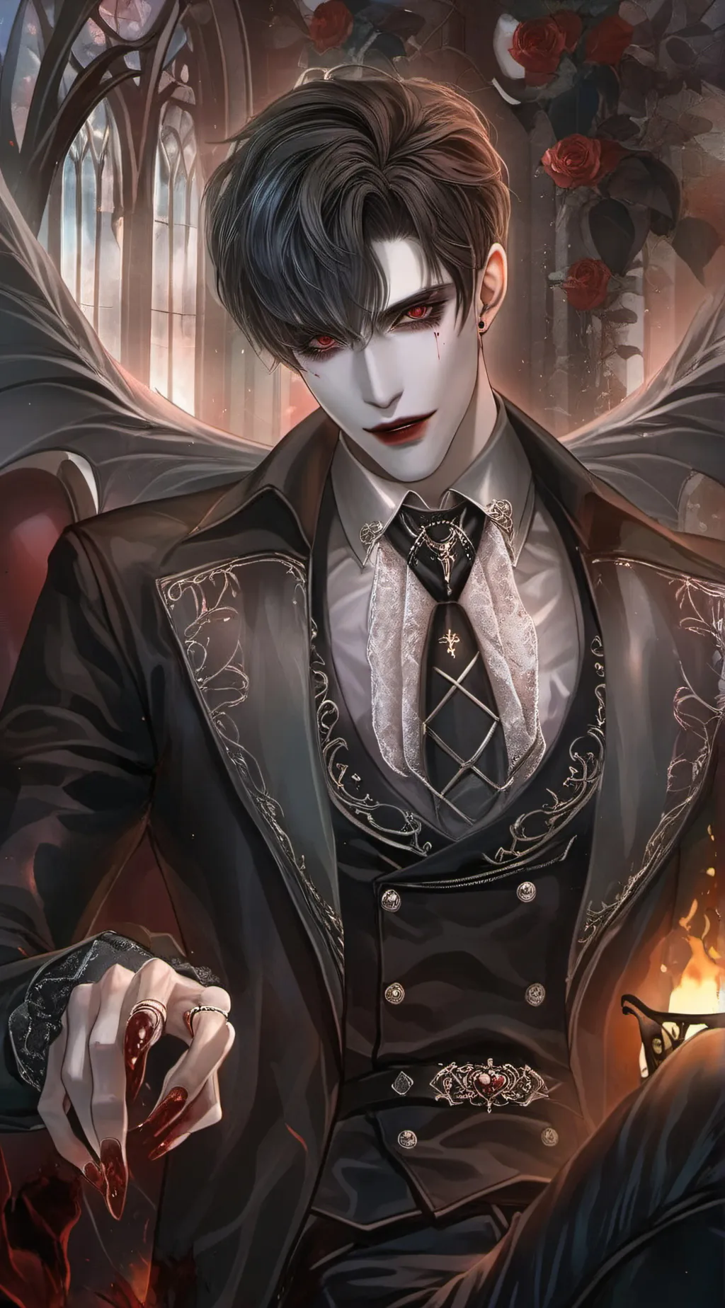 ai character: Alexandra  background