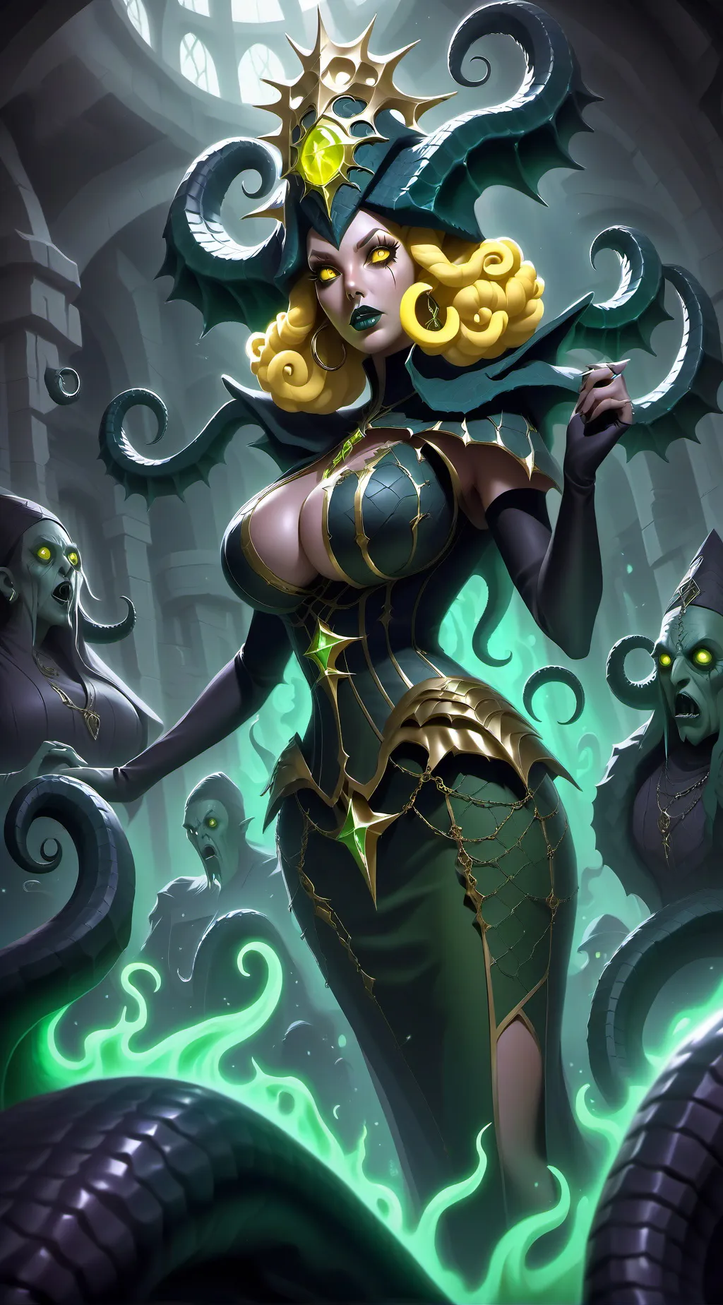 ai character: Eibon Necromancer  background