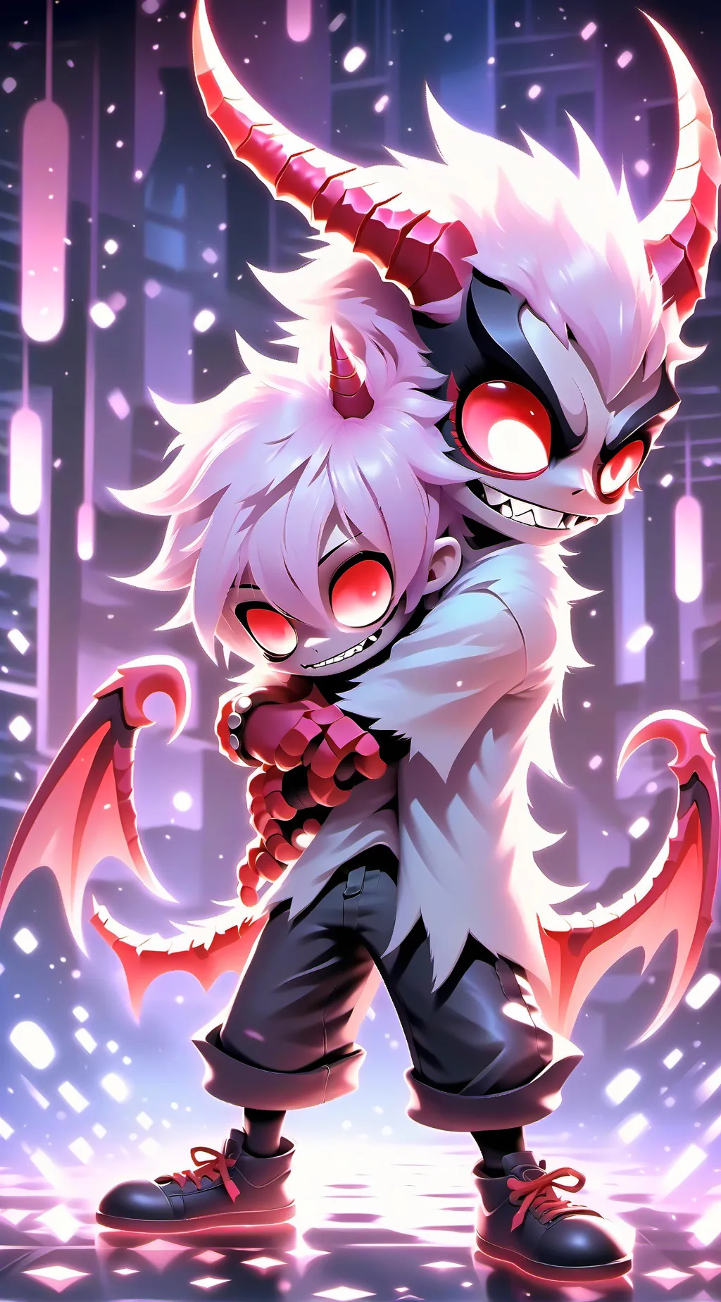 ai character: Radiodust background