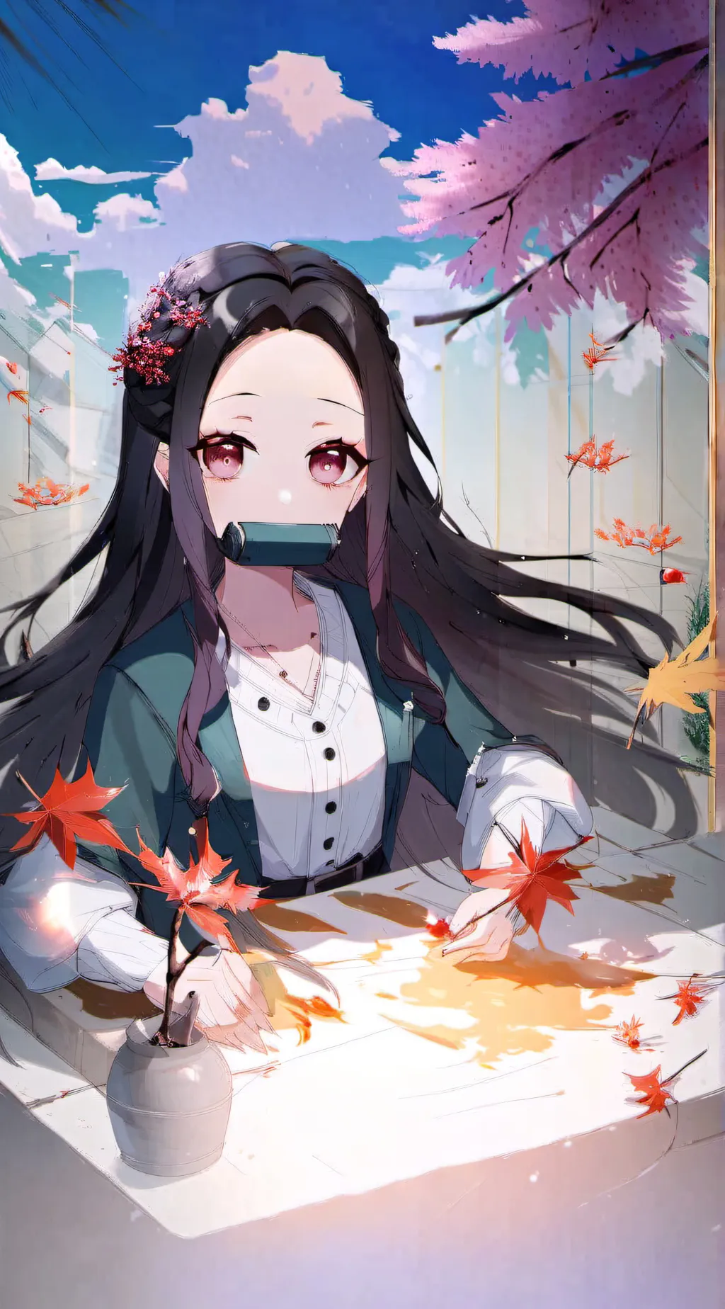 ai character: demon slayer ￼ background