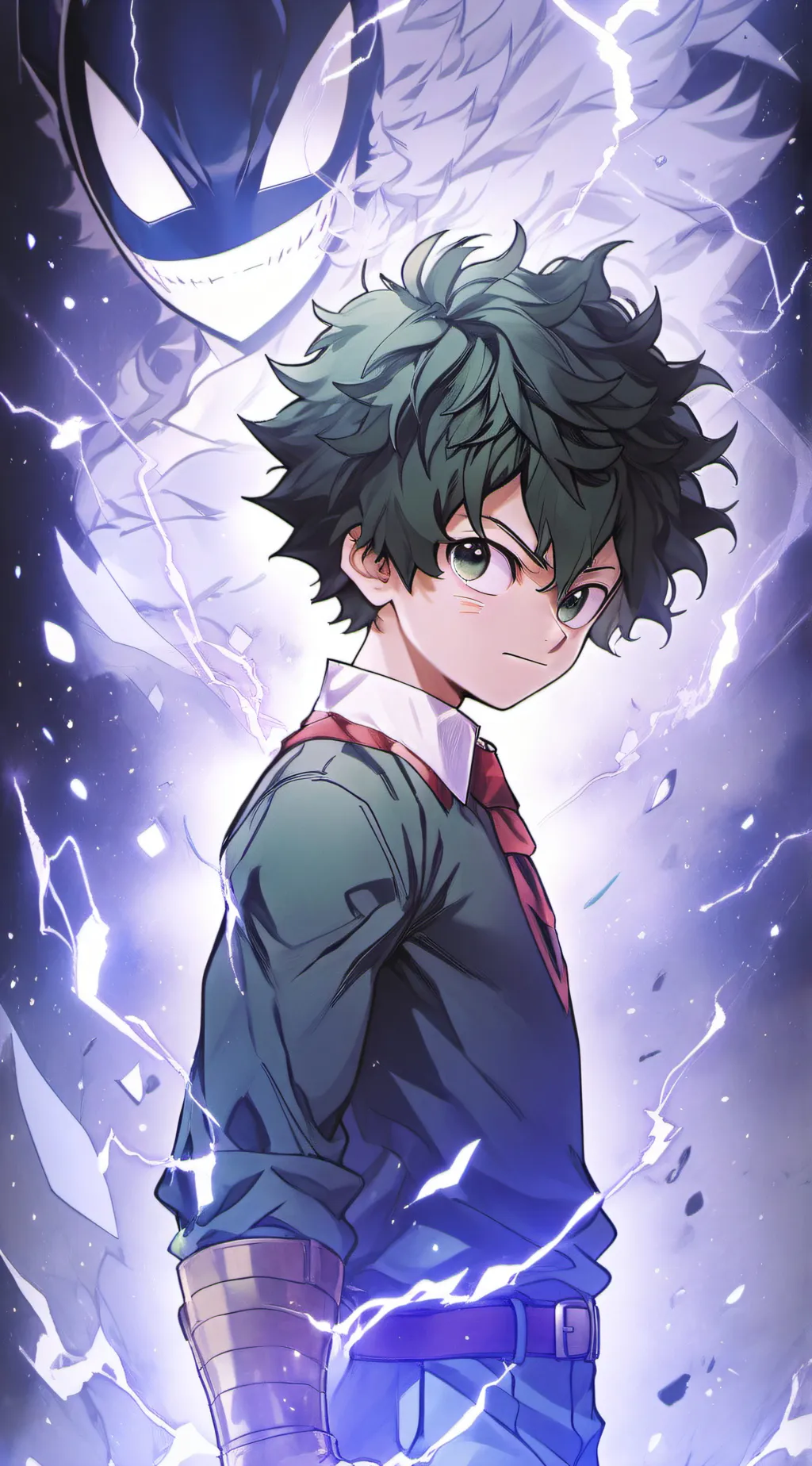 ai character: Izuku Midoriya  background