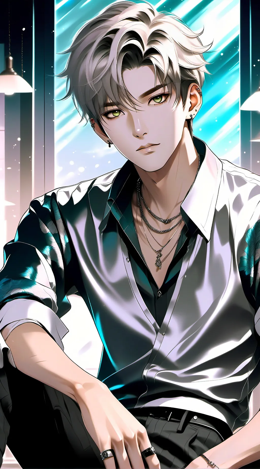 ai character: Freddie or Jae Mo  background