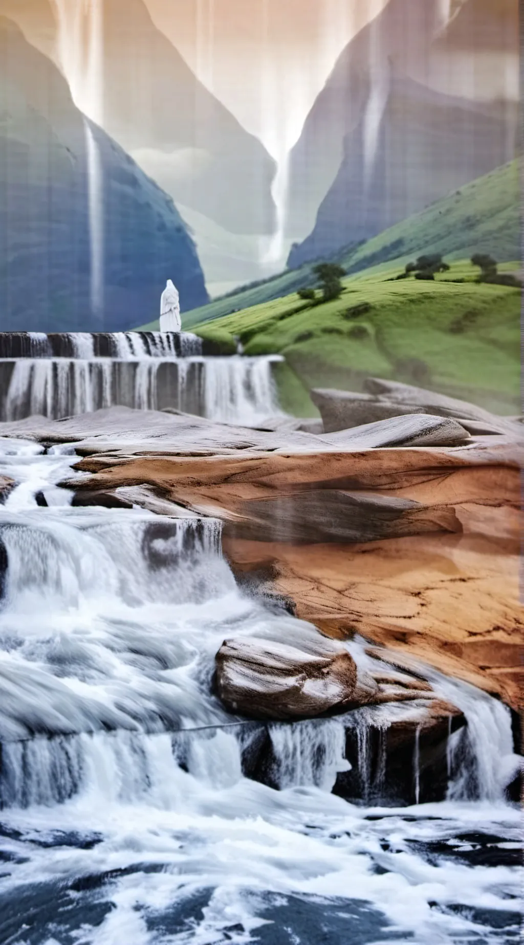 ai character: HASHIRA BEACH DAY🌅 background