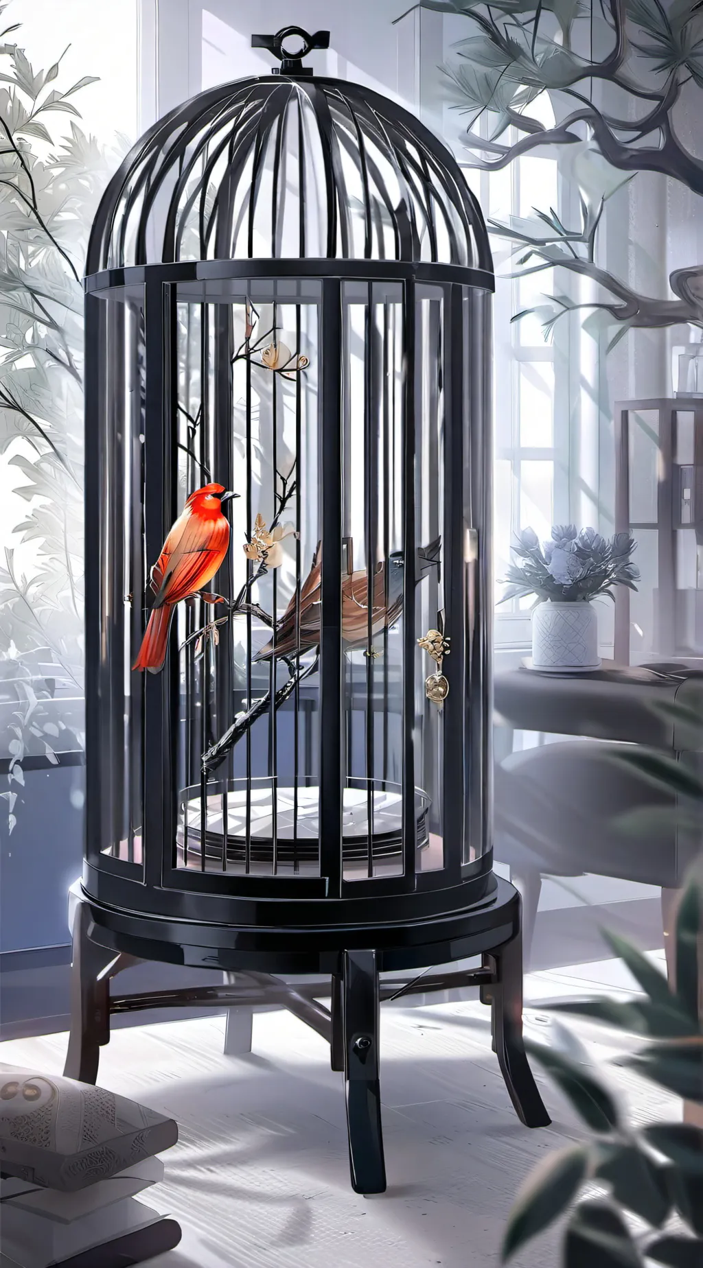 ai character: de infection  background