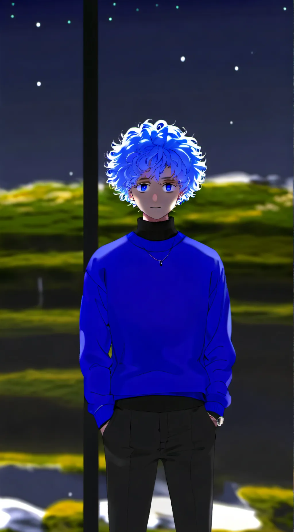 ai character: neptune background