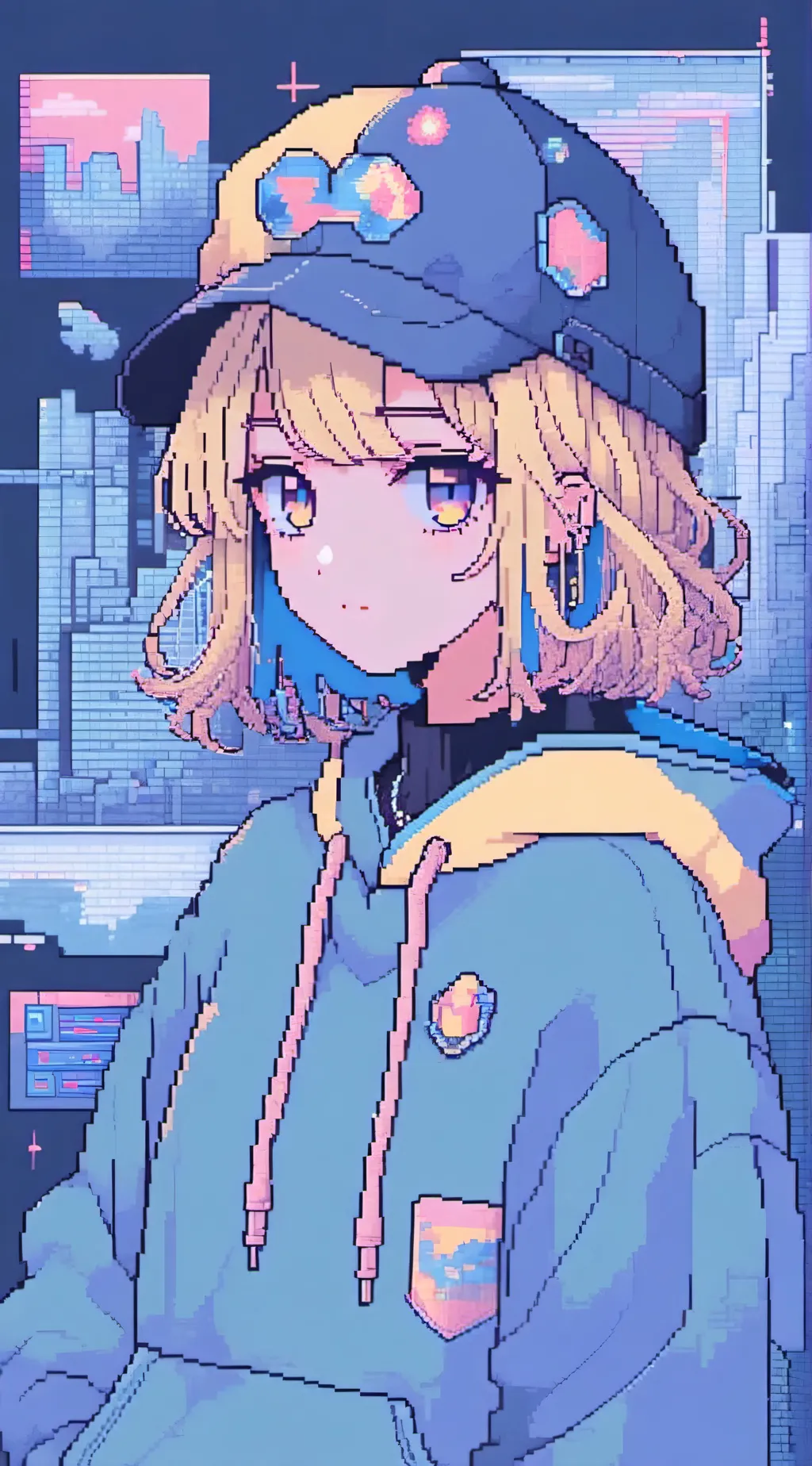 ai character: Vee background