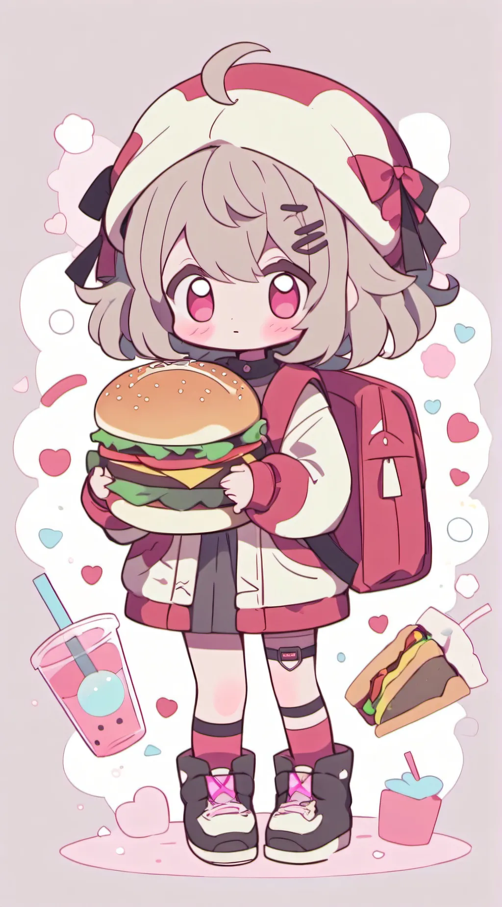 ai character: Chezborger background