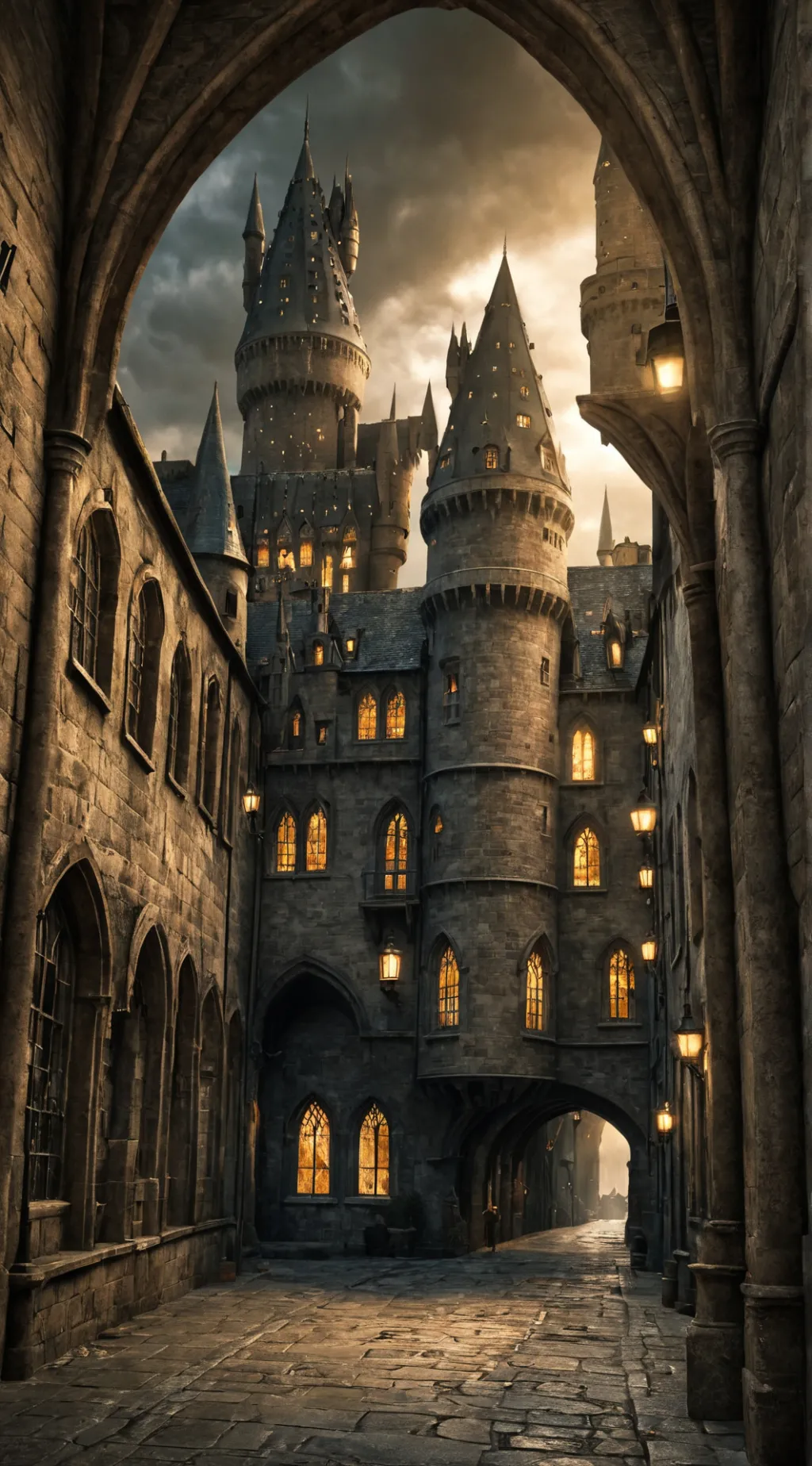 ai character: Hermione and Luna  background