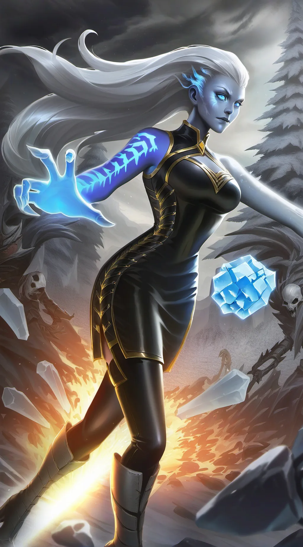 ai character: PJO  background