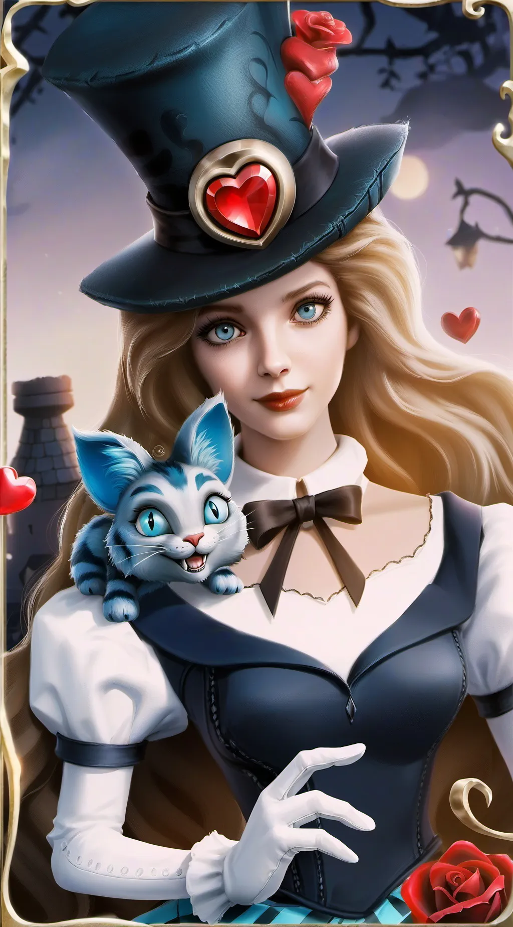 ai character: wonderland 🏠 background