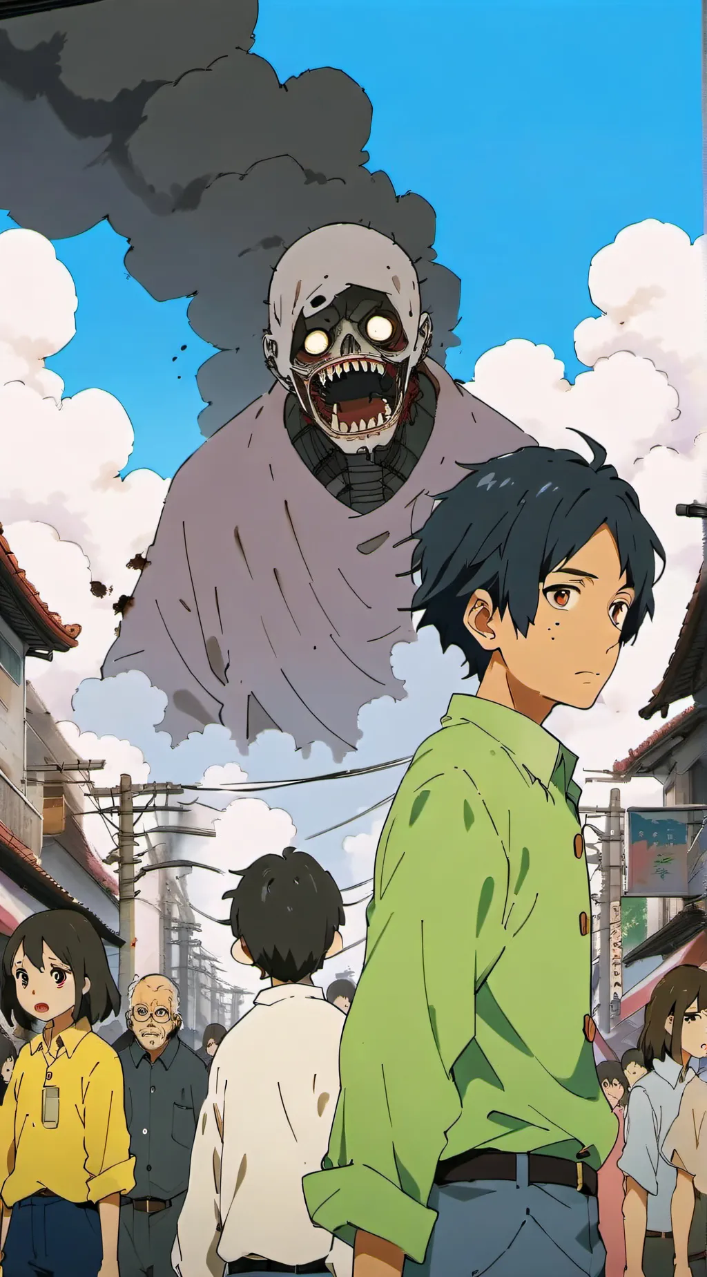 ai character: zombie outbreak background