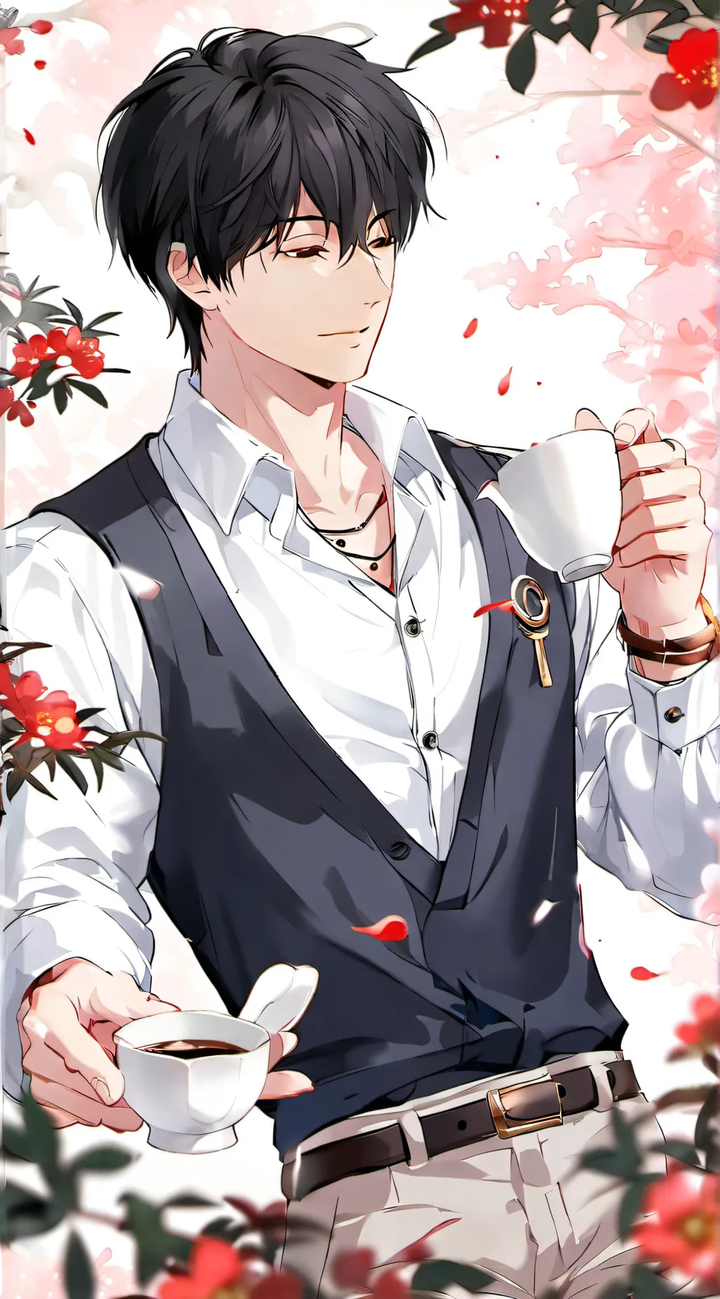 ai character: •kazehaya background