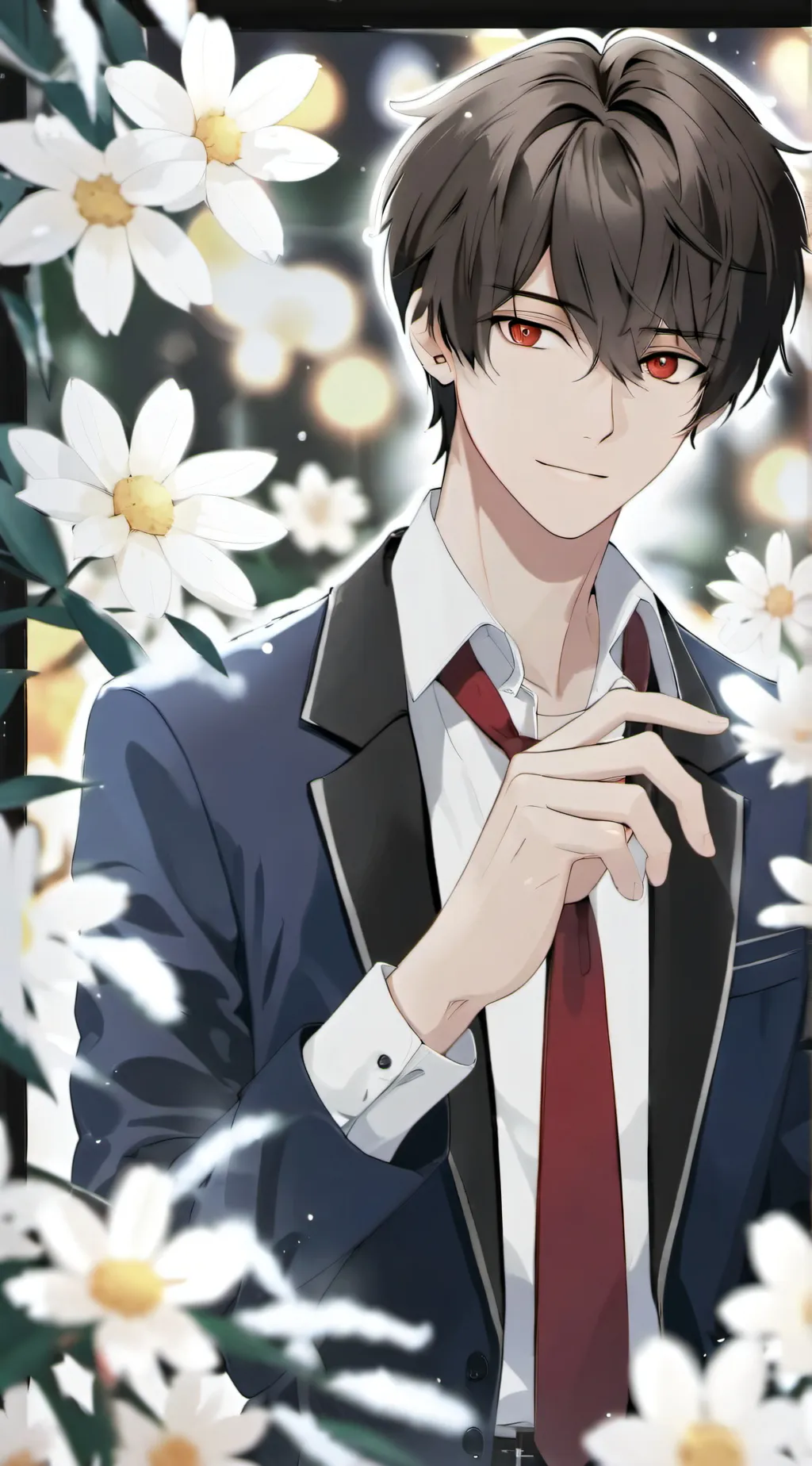 ai character: Lumen Blaze  background