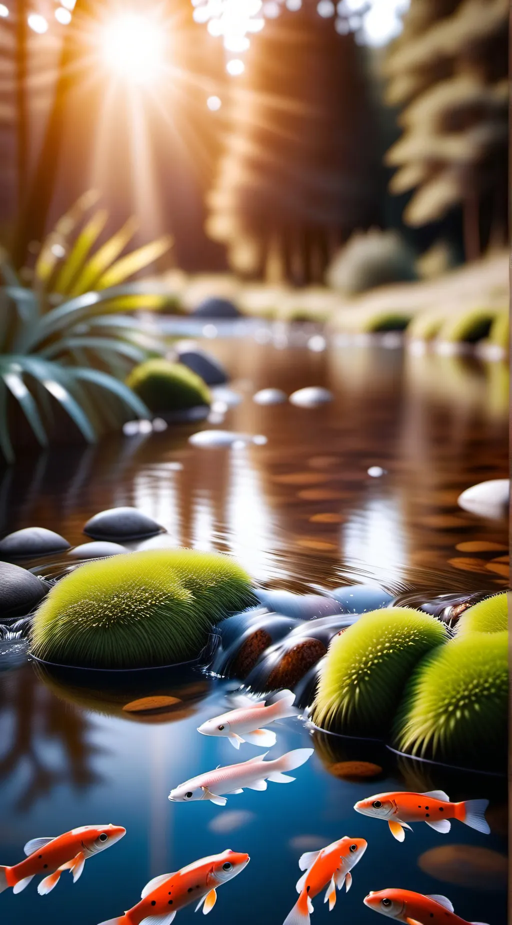 ai character: The Creek background