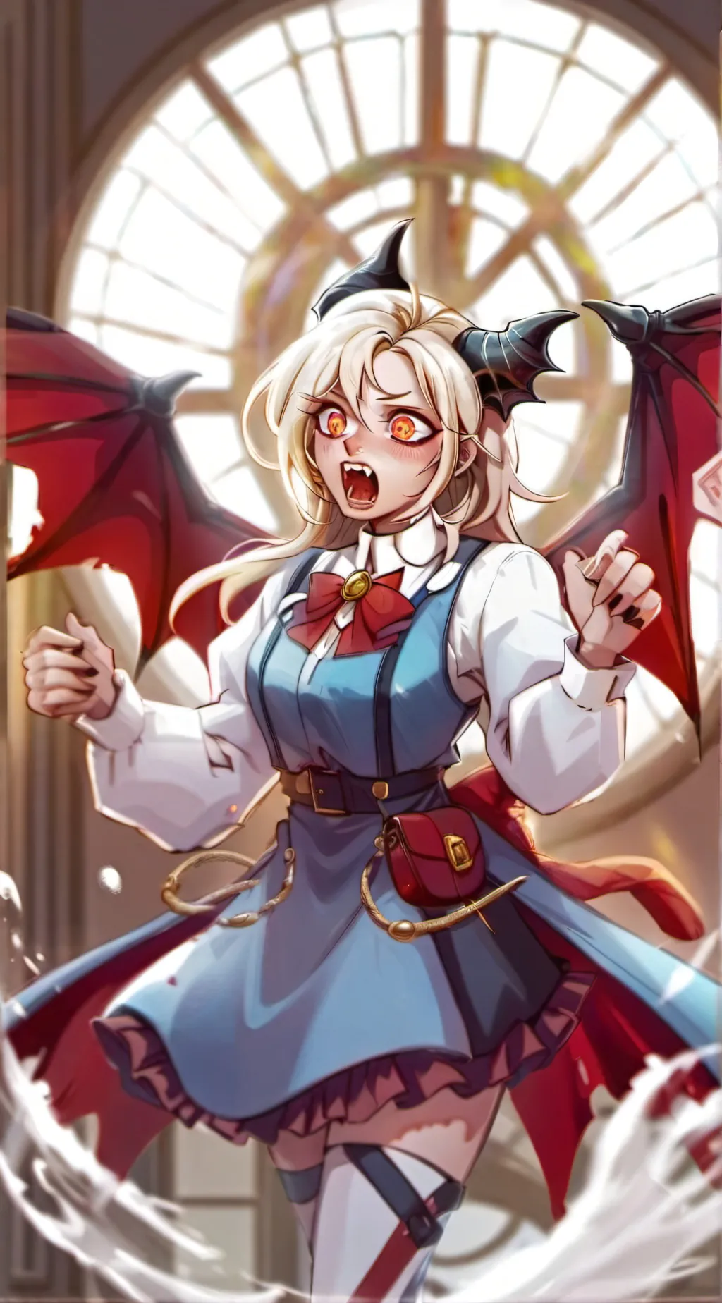 ai character: Turningintovampire background