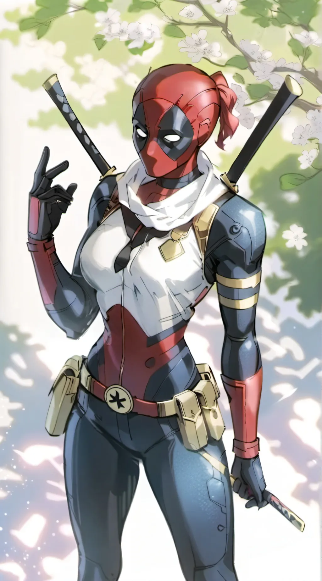 ai character: Ladypool/Wanda background