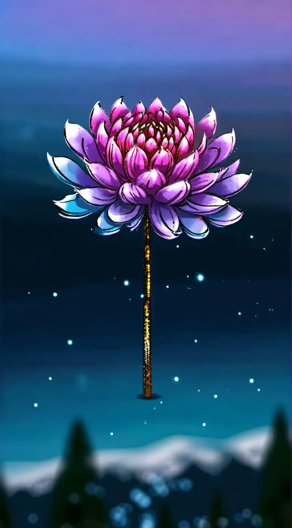 ai character: Hello Flowers 🌹  background