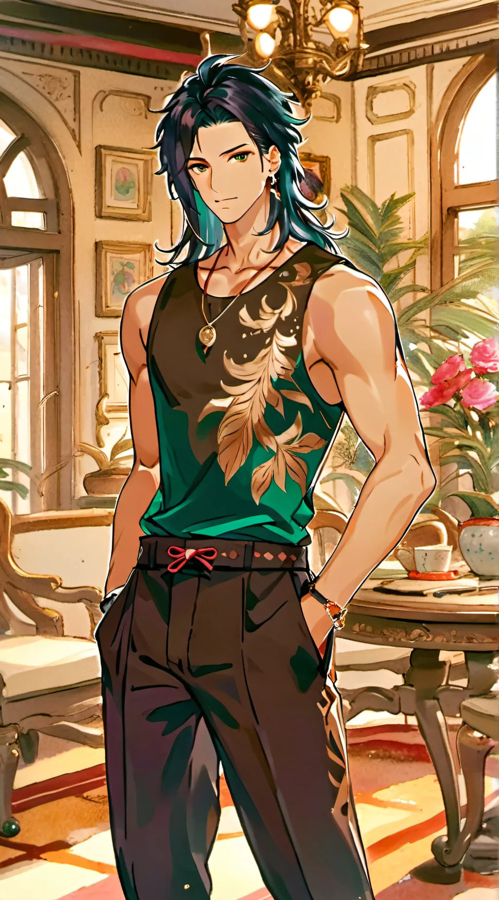 ai character: Zack malice  background