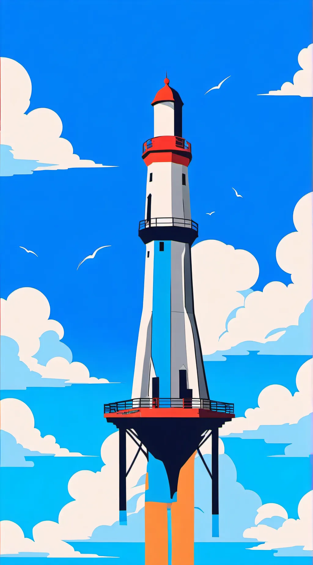 ai character: The living tower  background