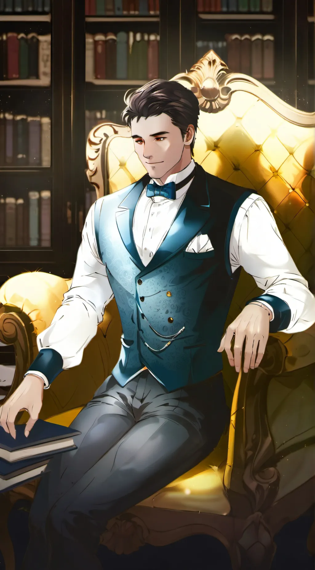 ai character: lime background