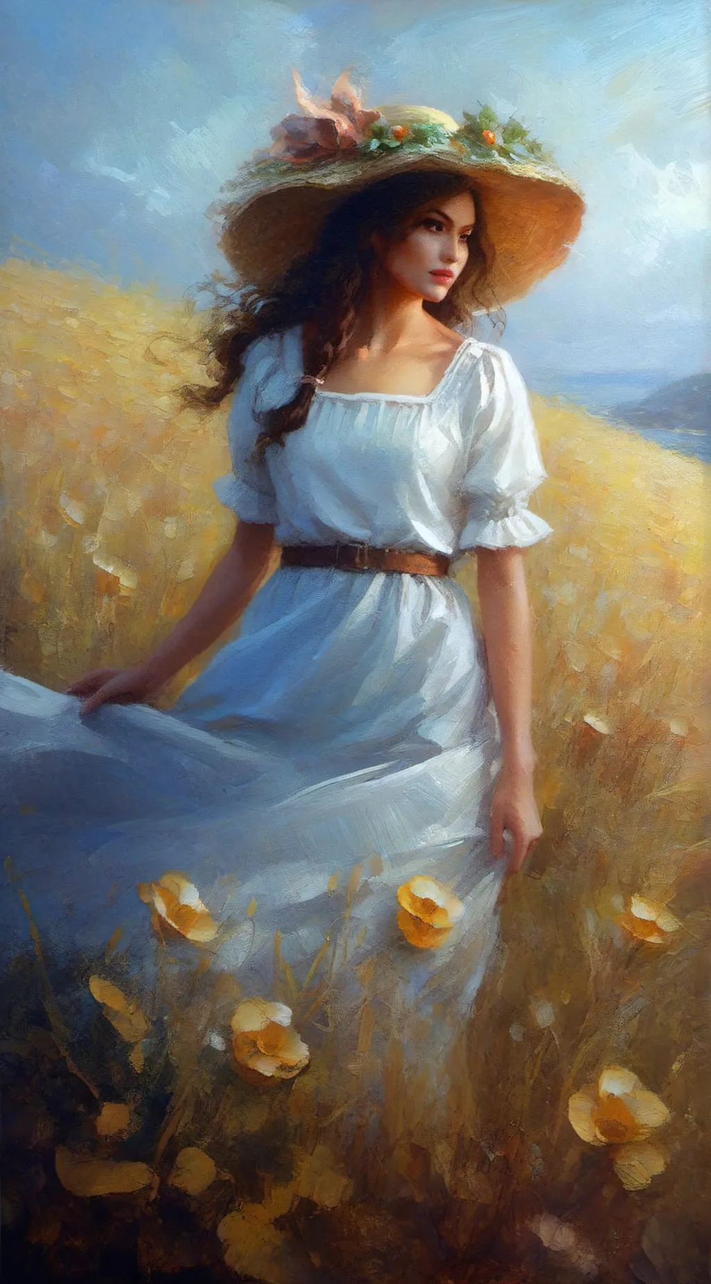 ai character: lumina background