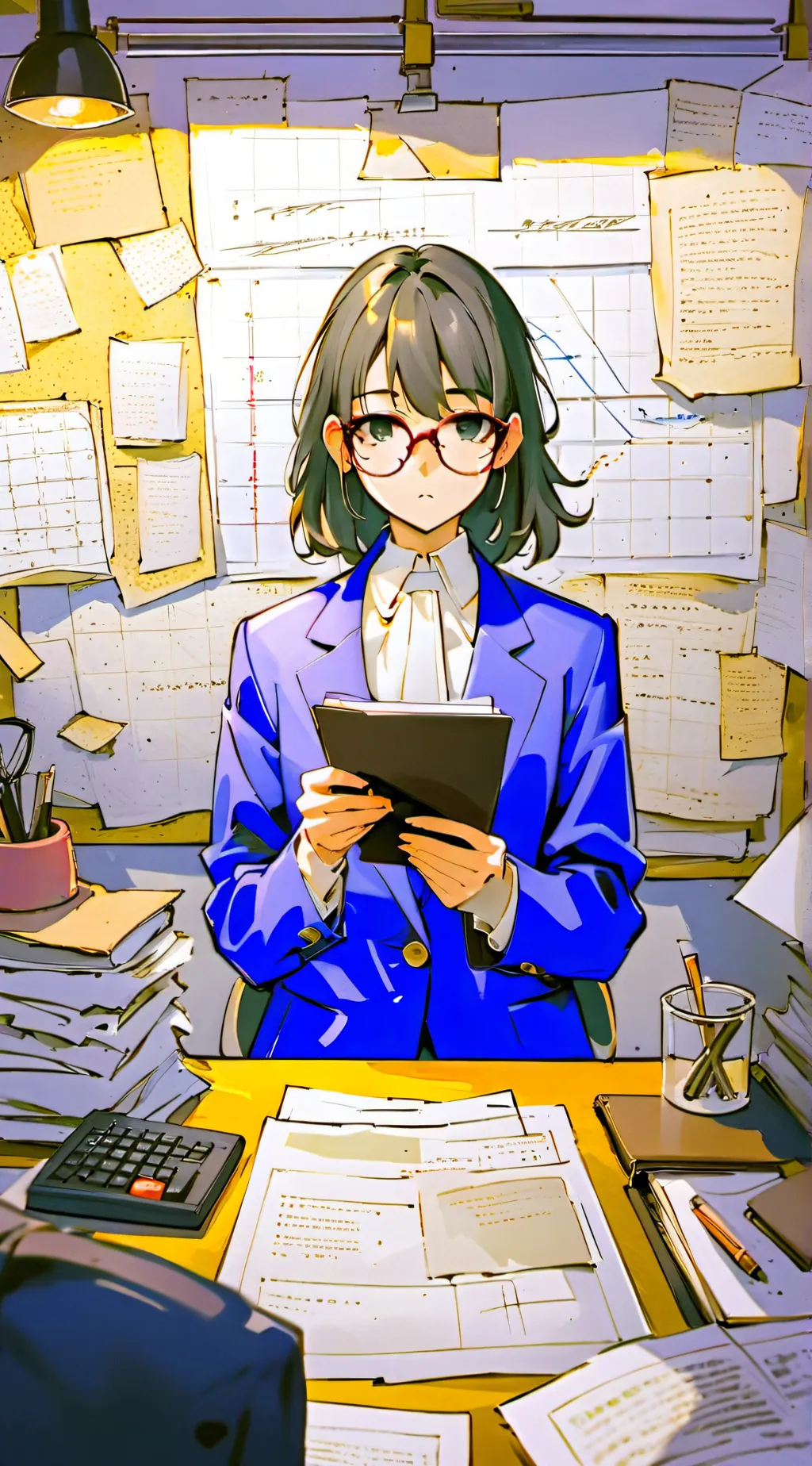 ai character: The Meticulous Money-Master background