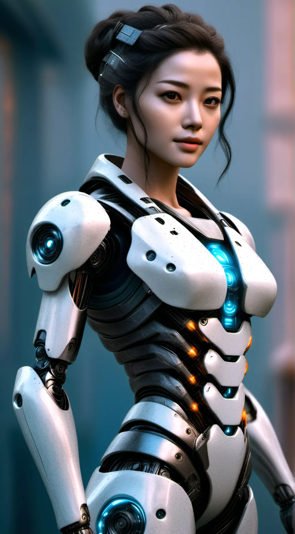 ai character: bot. helper background