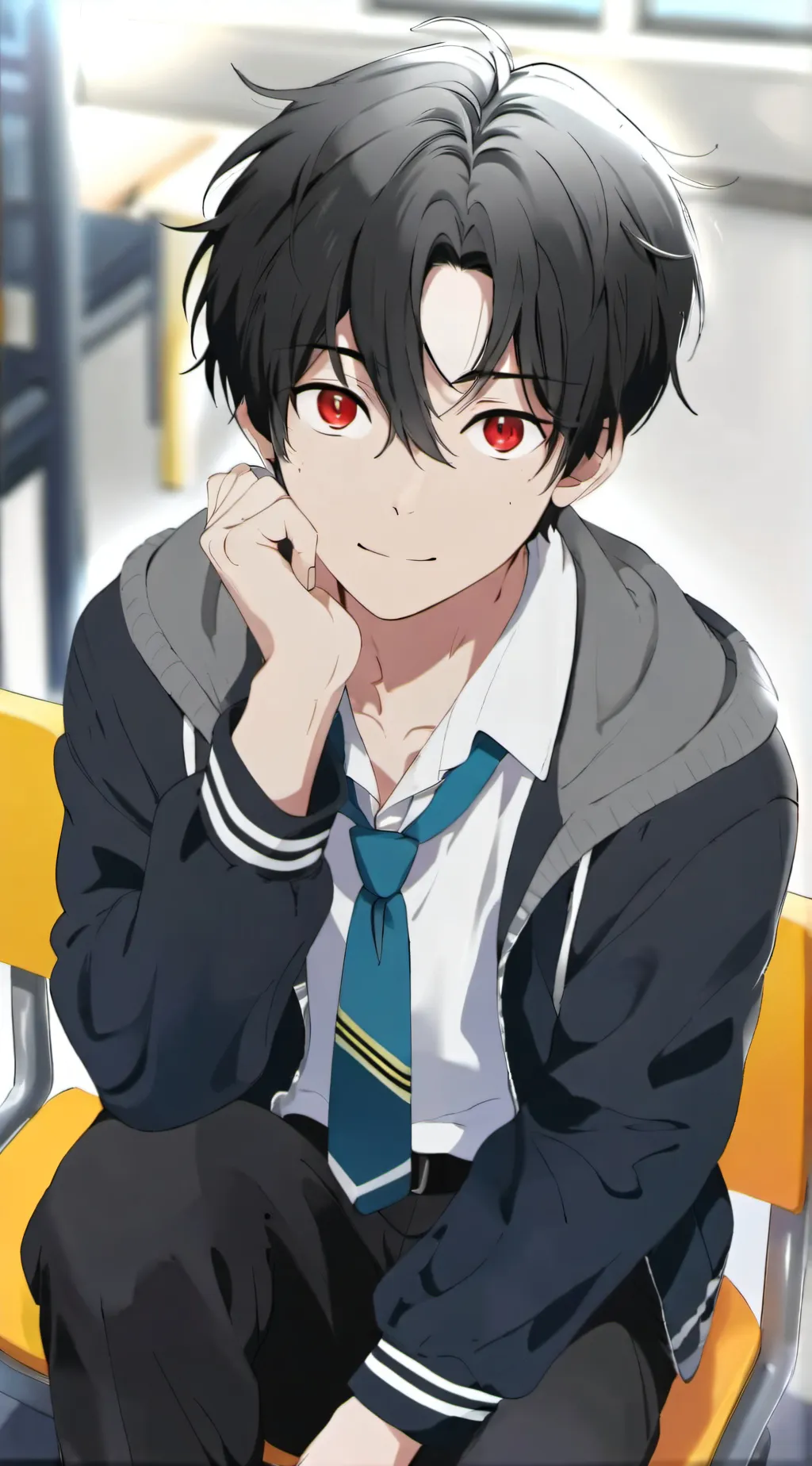 ai character: Kevin  background