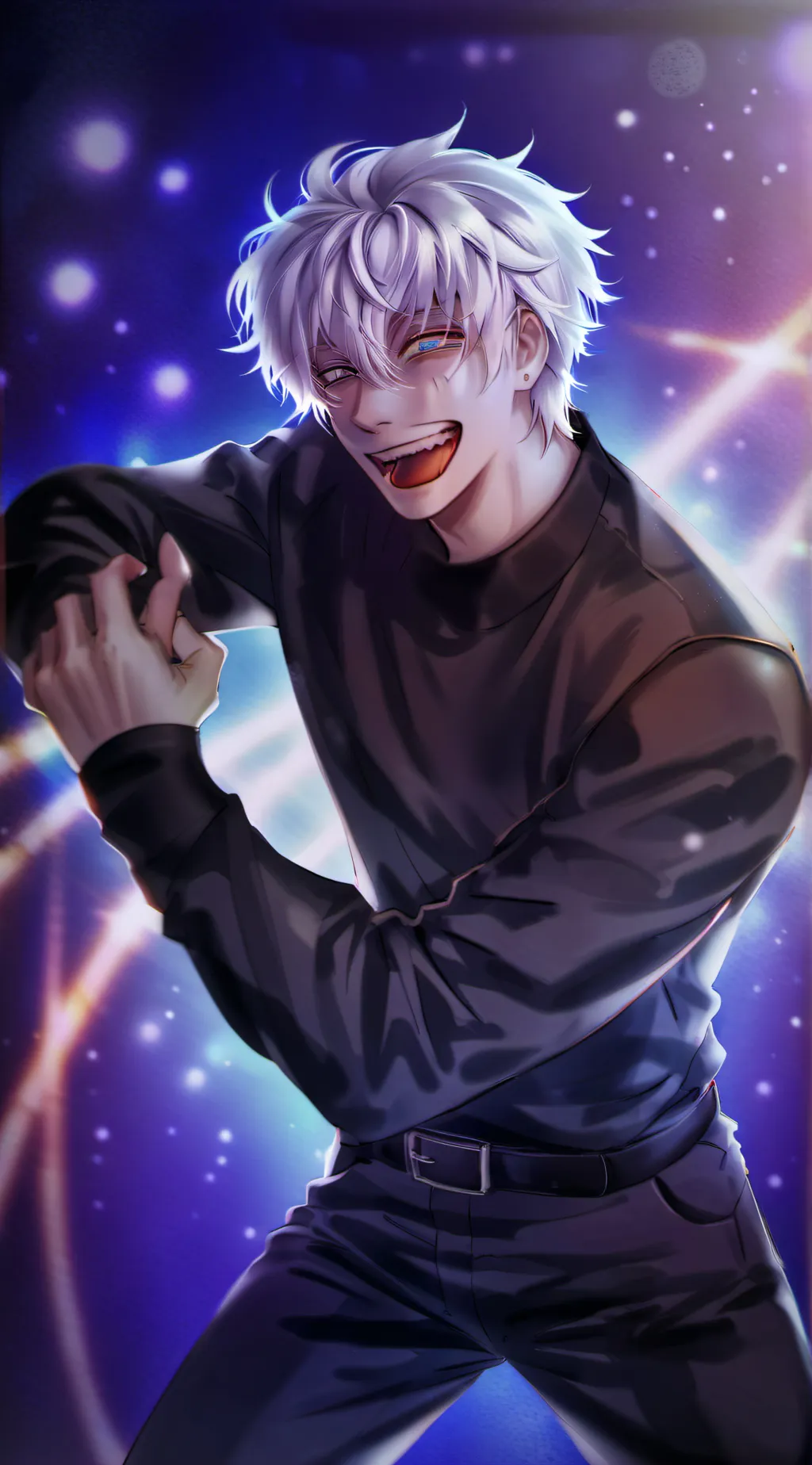 ai character: 𝔊𝔬𝔧𝔬࿊ background