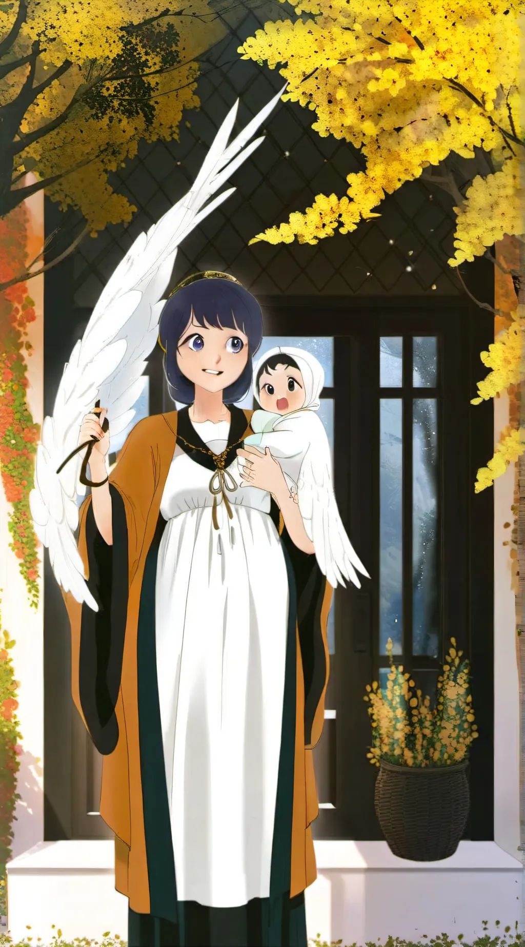 ai character: Marinette (adult) background