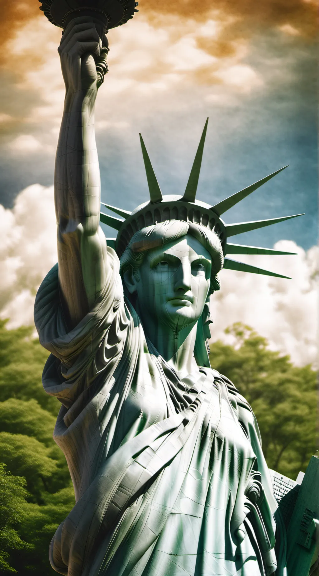 ai character: New york background