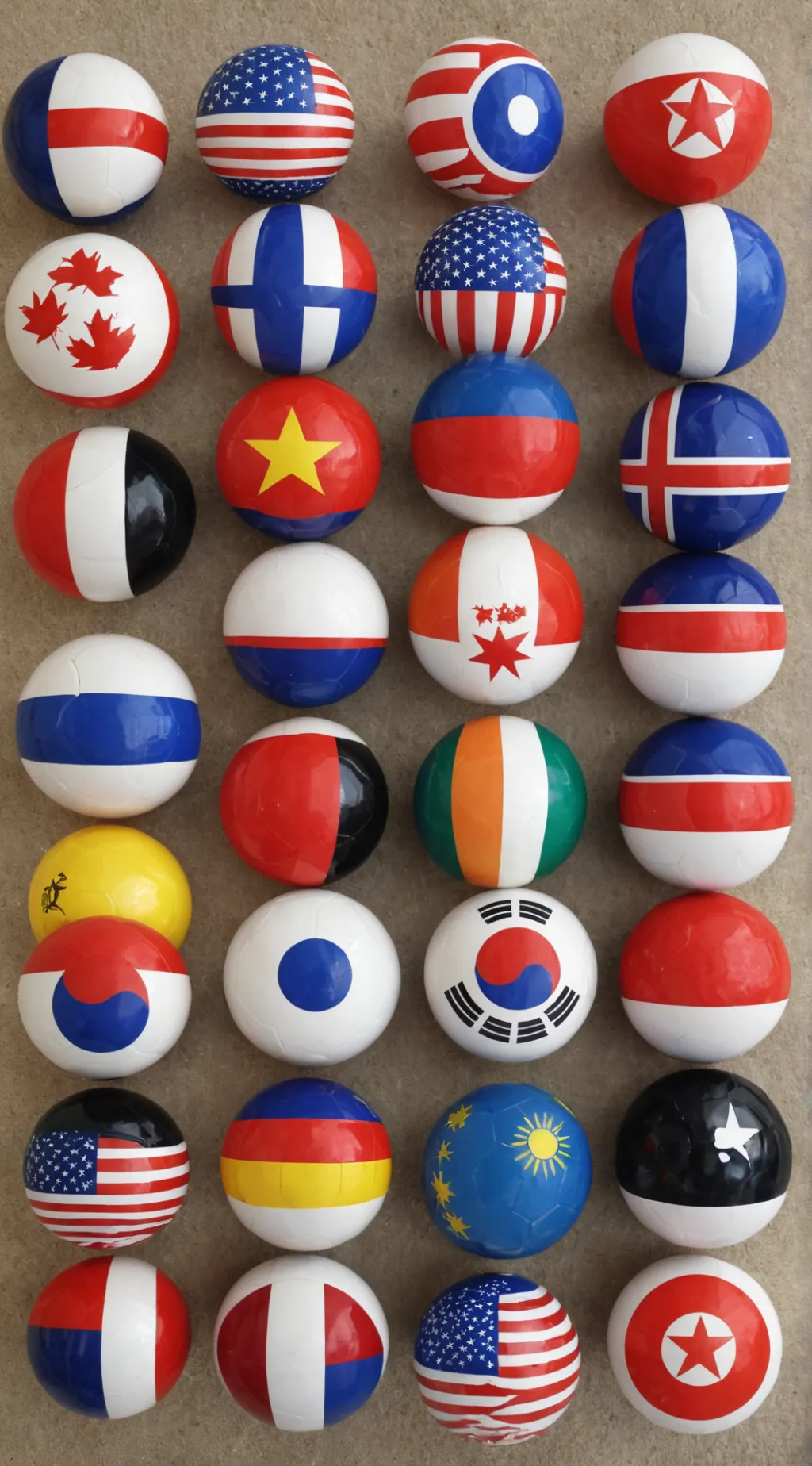 ai character: country balls background