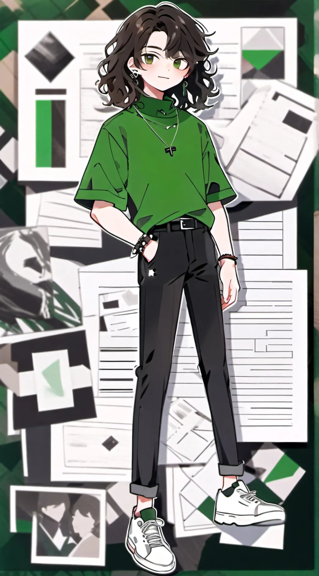 ai character: ~Charlie Emily~   background