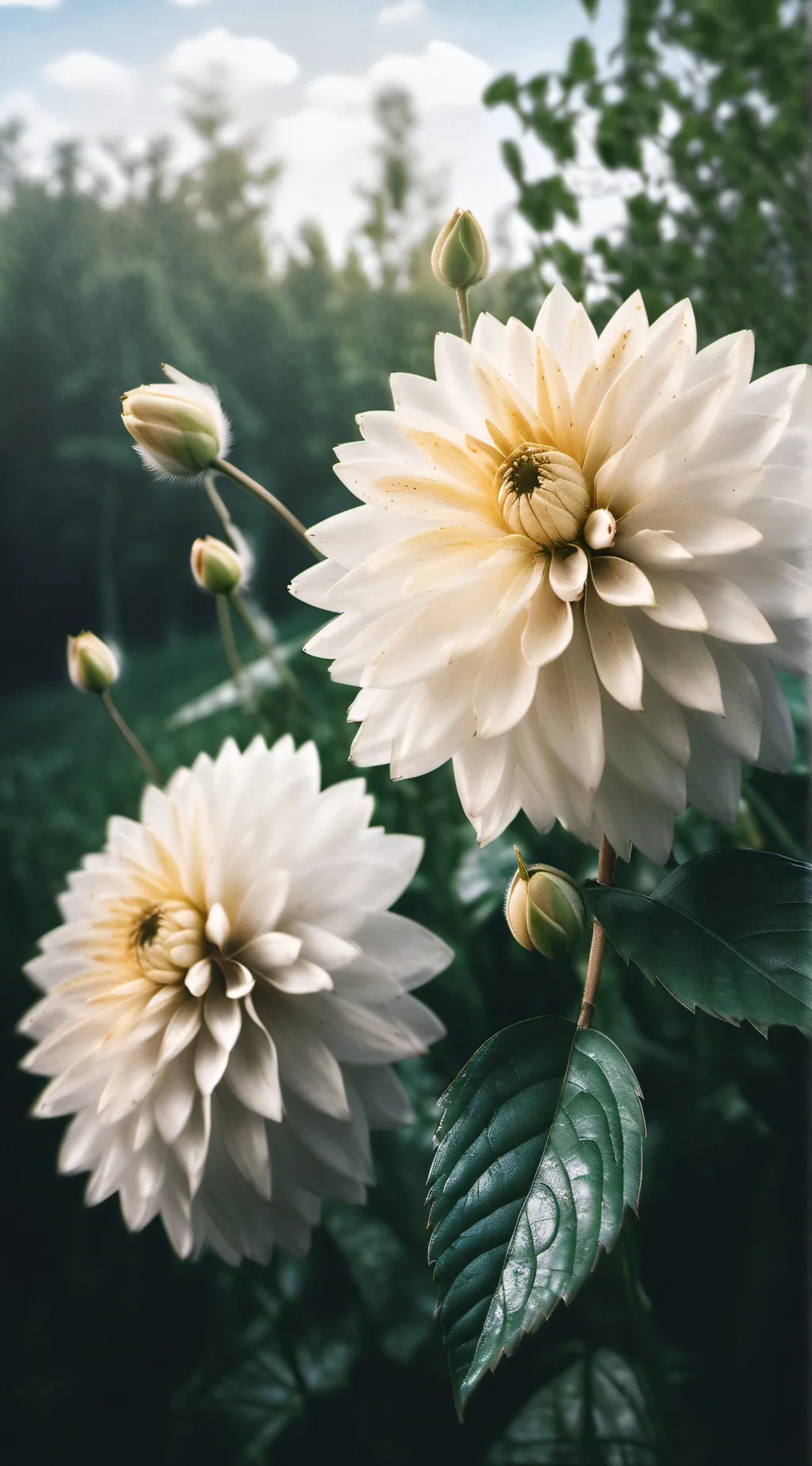 ai character: Flowers ￼ background