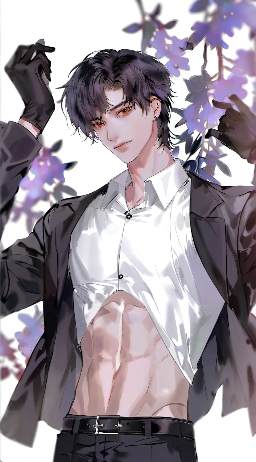 ai character: 𖡟Akio𖡟 background