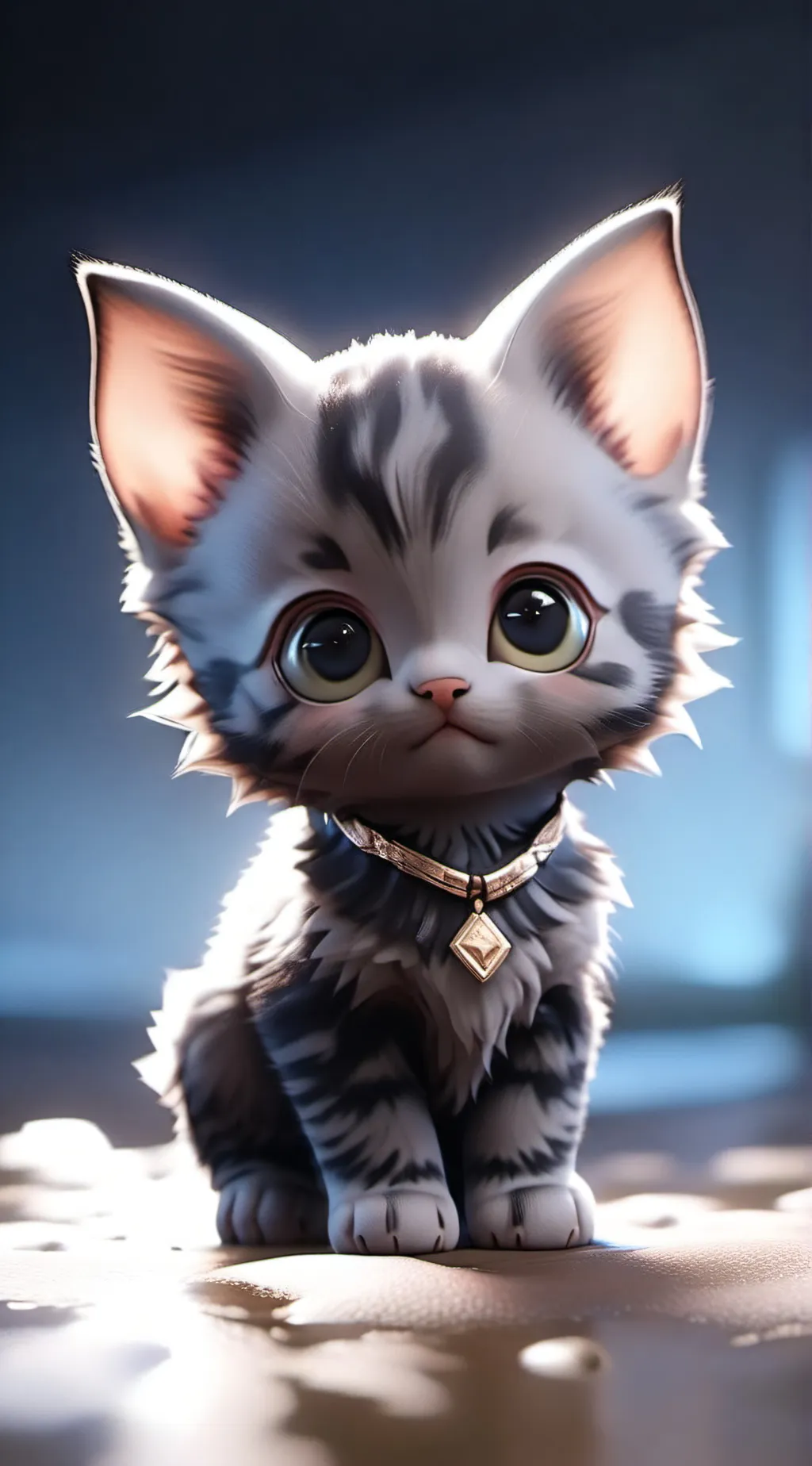 ai character: Demon slayer kitty background