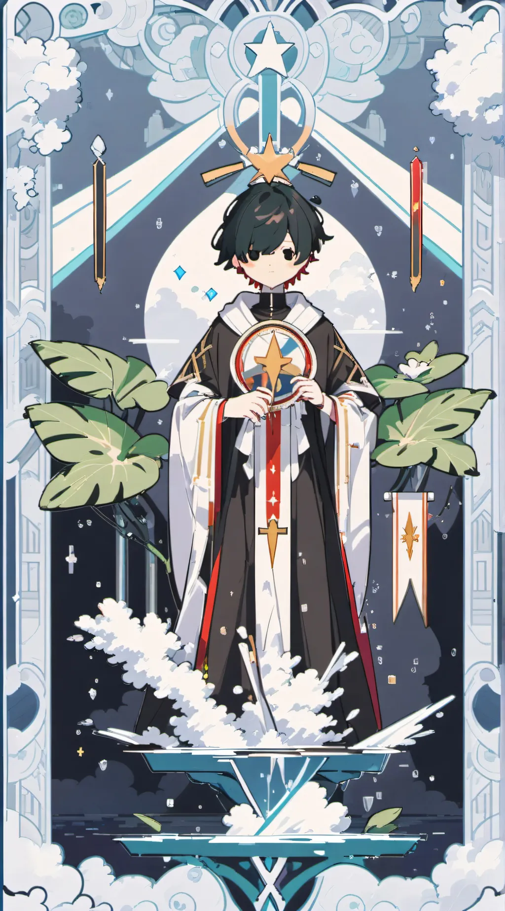 ai character: finish the lyrics background