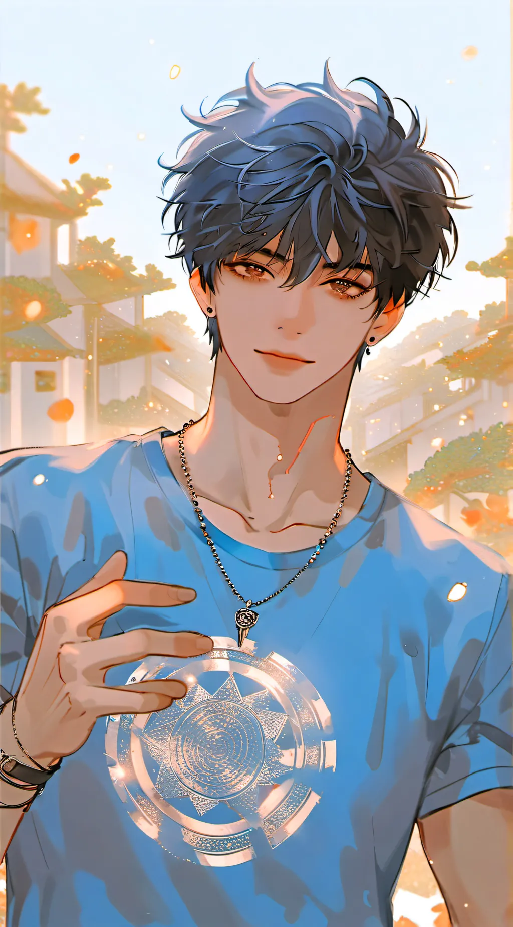 ai character: Luke background