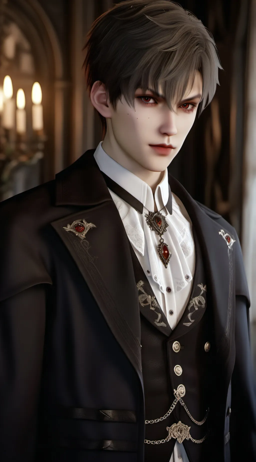 ai character: Alfred  background