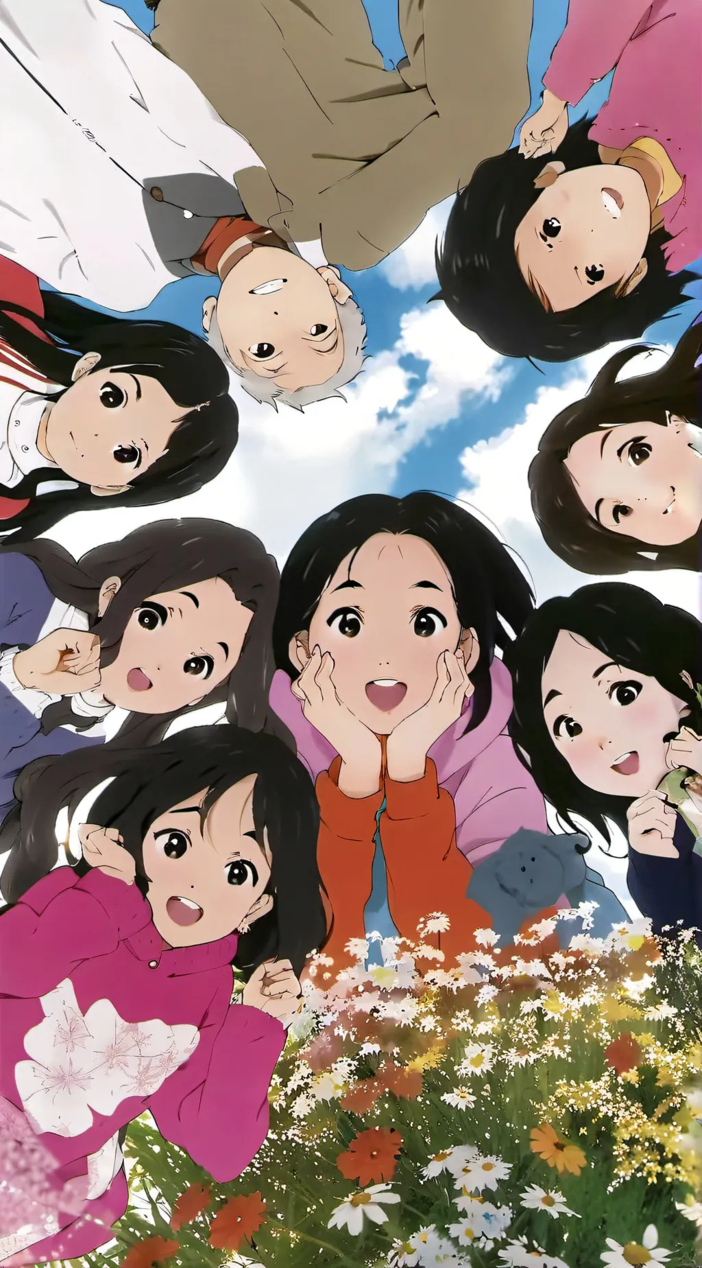 ai character: bini❤ background