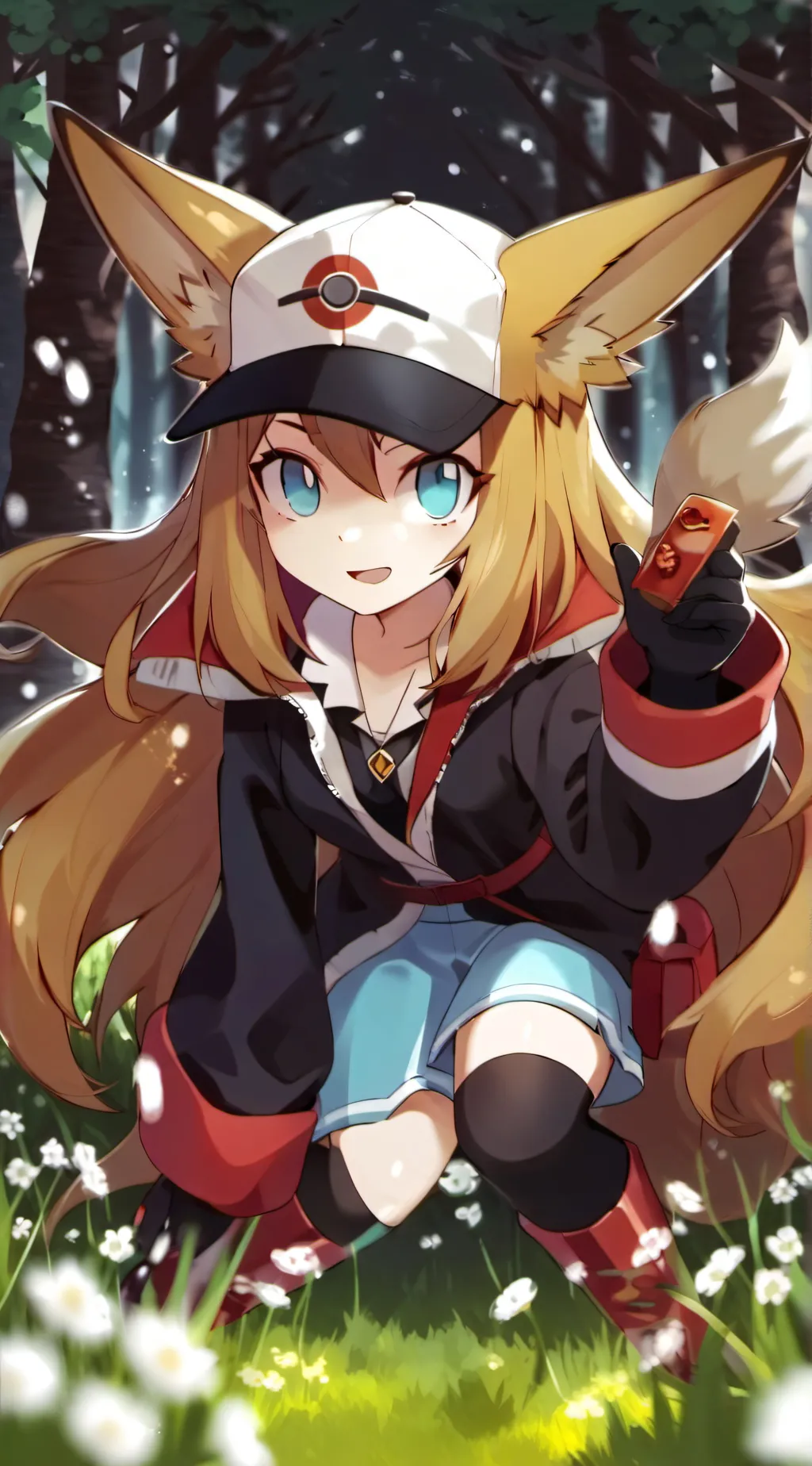 ai character: 🌨snowflake🌨 background