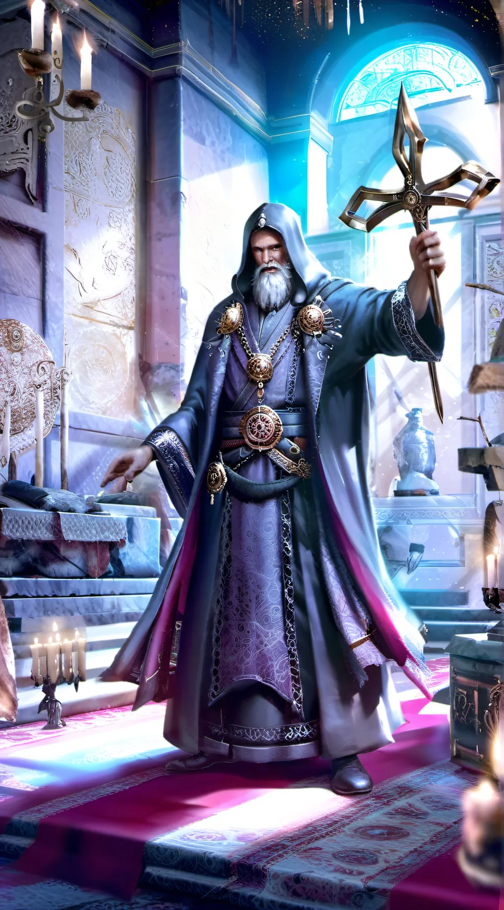 ai character: God background