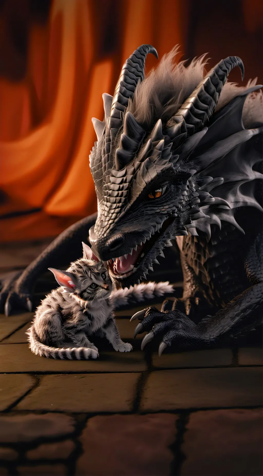 ai character: please adopt us! background